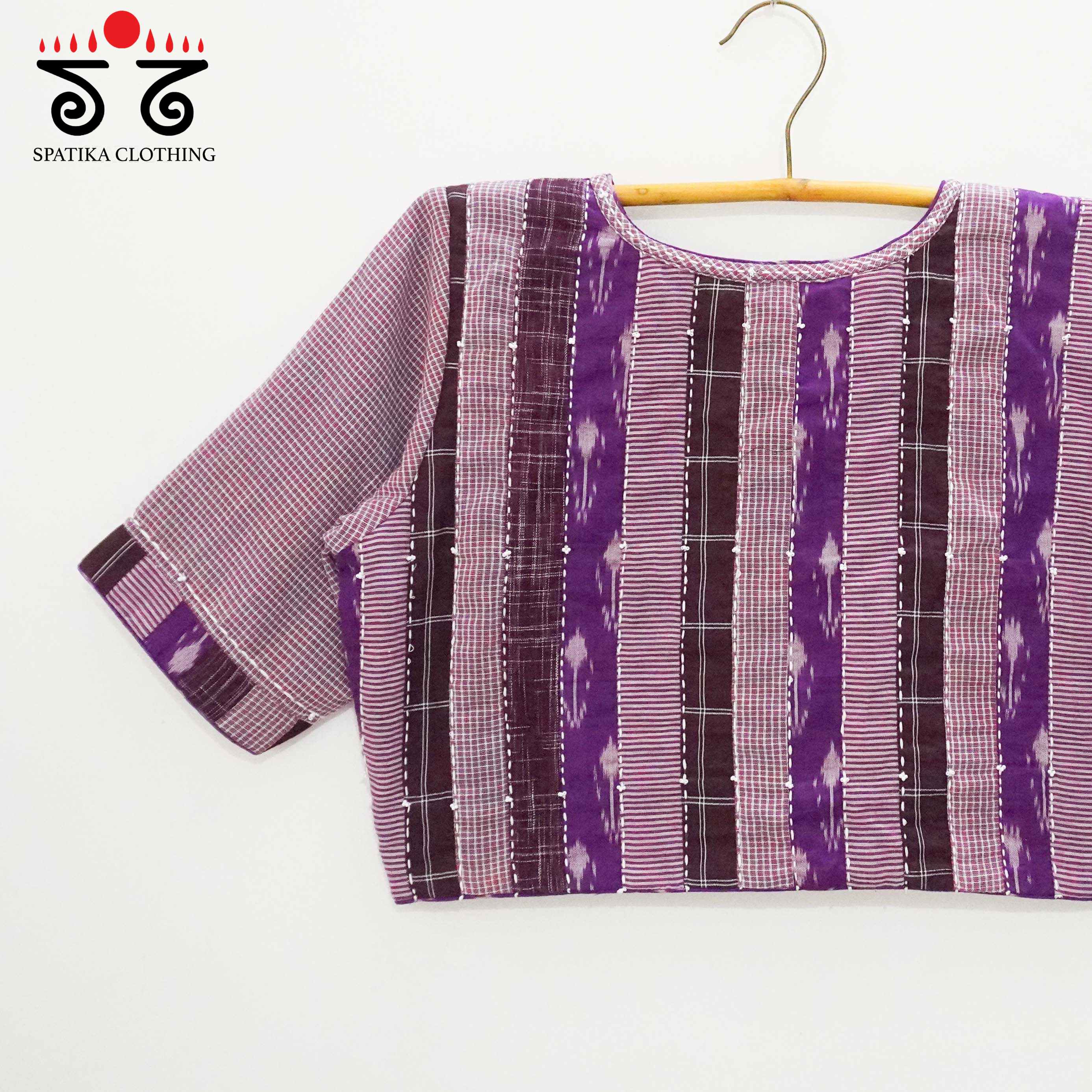 Purple Monochrome Blouse