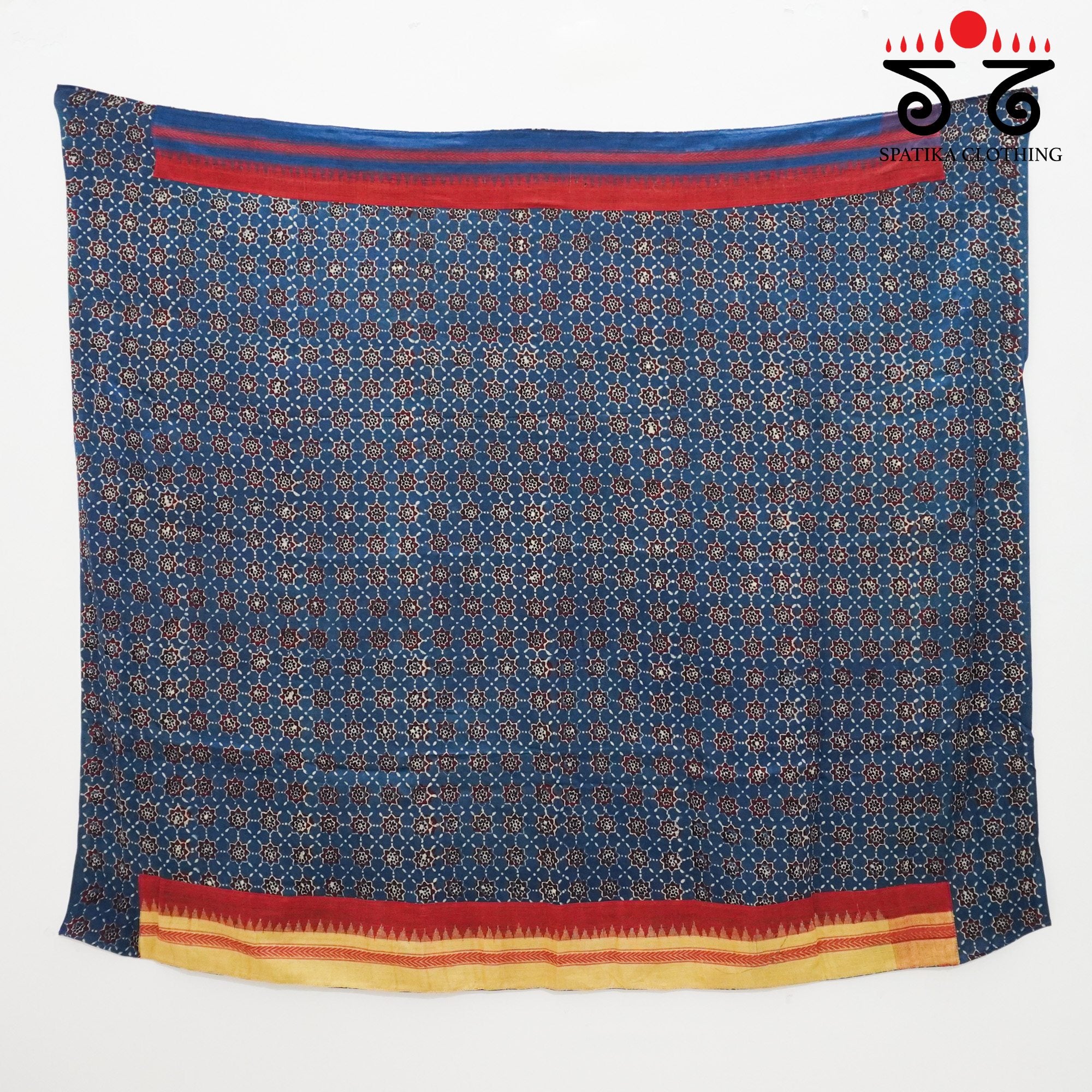 Red Ponduru Handspun Cotton Saree - With Special Blouse