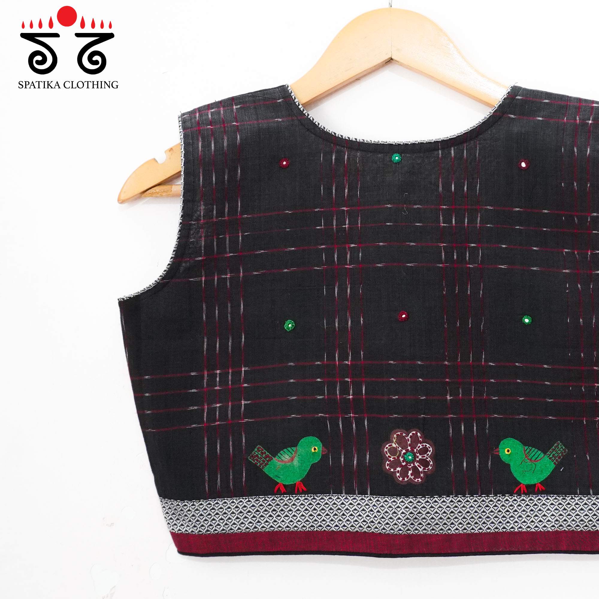 Popat - Ikat Sleeveless Blouse New!