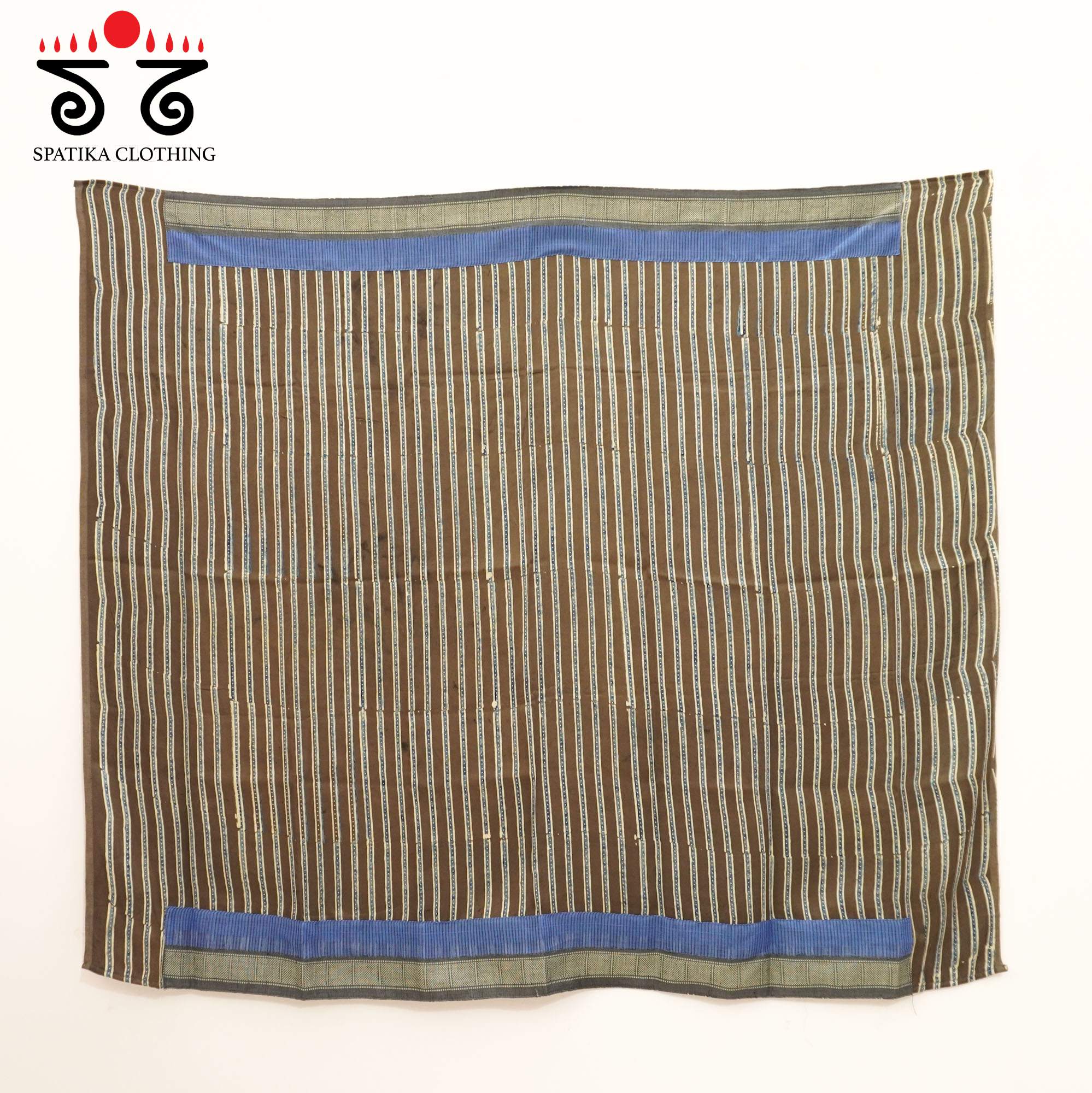 Blue Ponduru Handspun Cotton Saree With Special Blouse