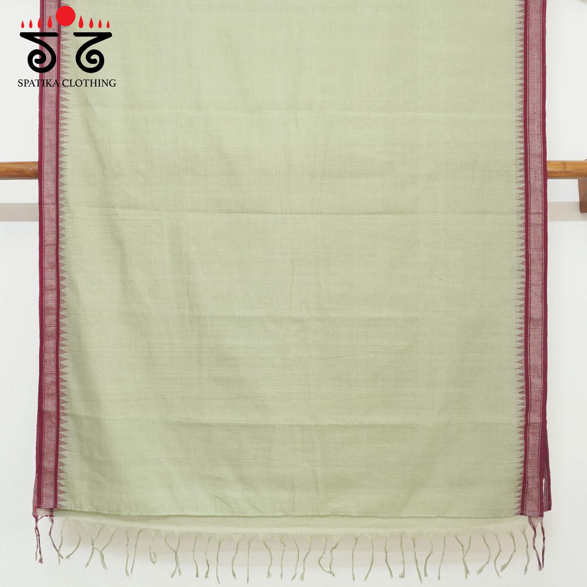 Grey Ponduru Handspun Cotton Saree With Special Blouse