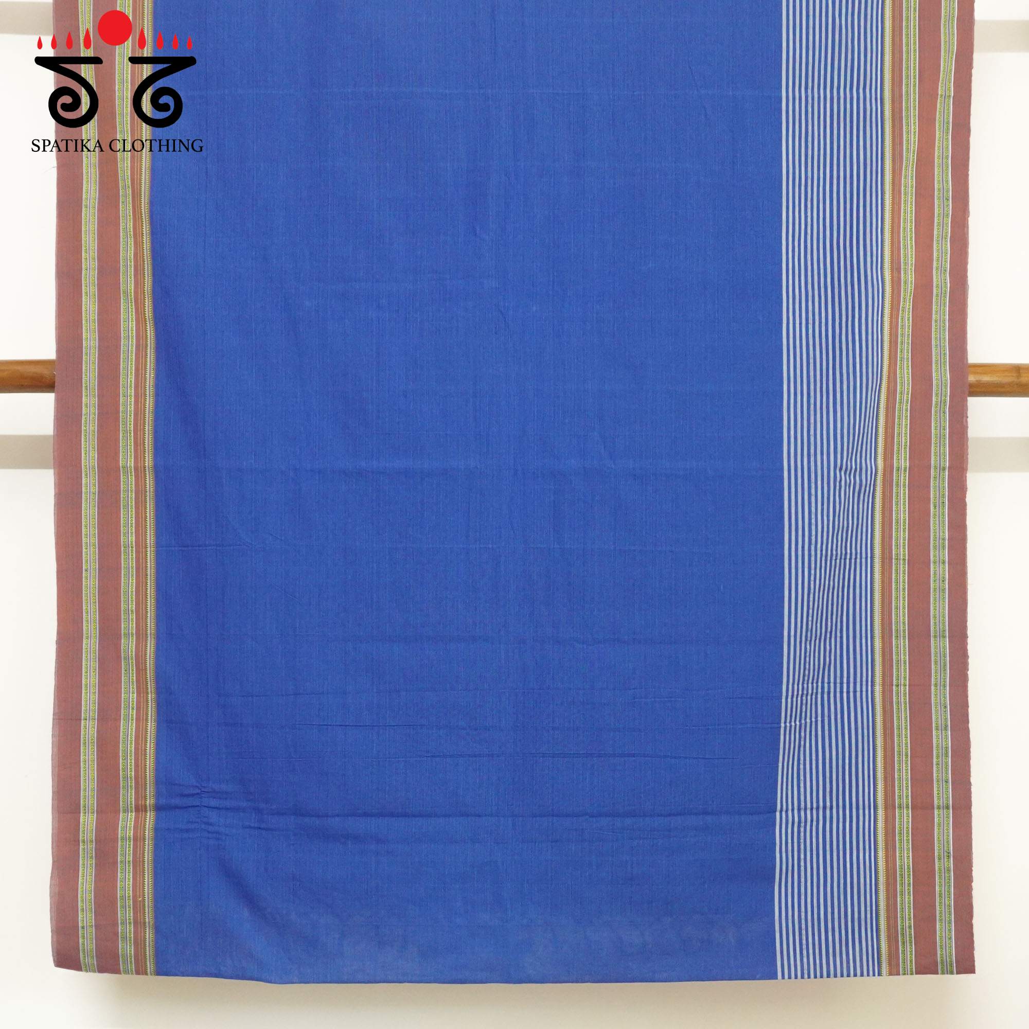 Blue ilkal Cotton Saree With Special Blouse