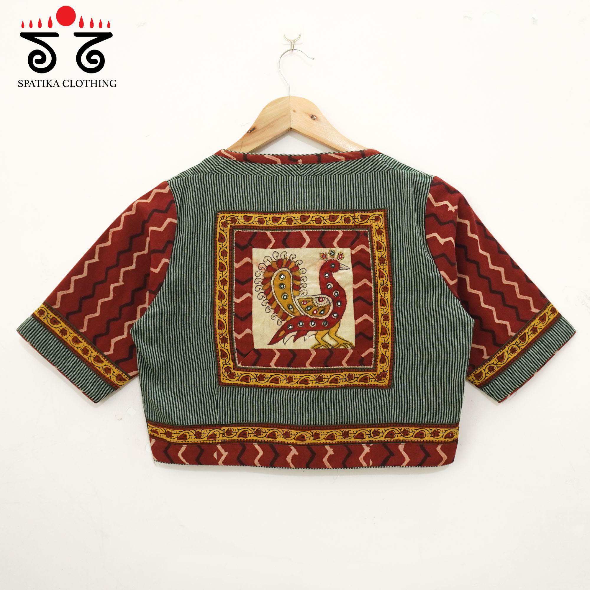 Pen Kalamkari - Morni Handcrafted Blouse