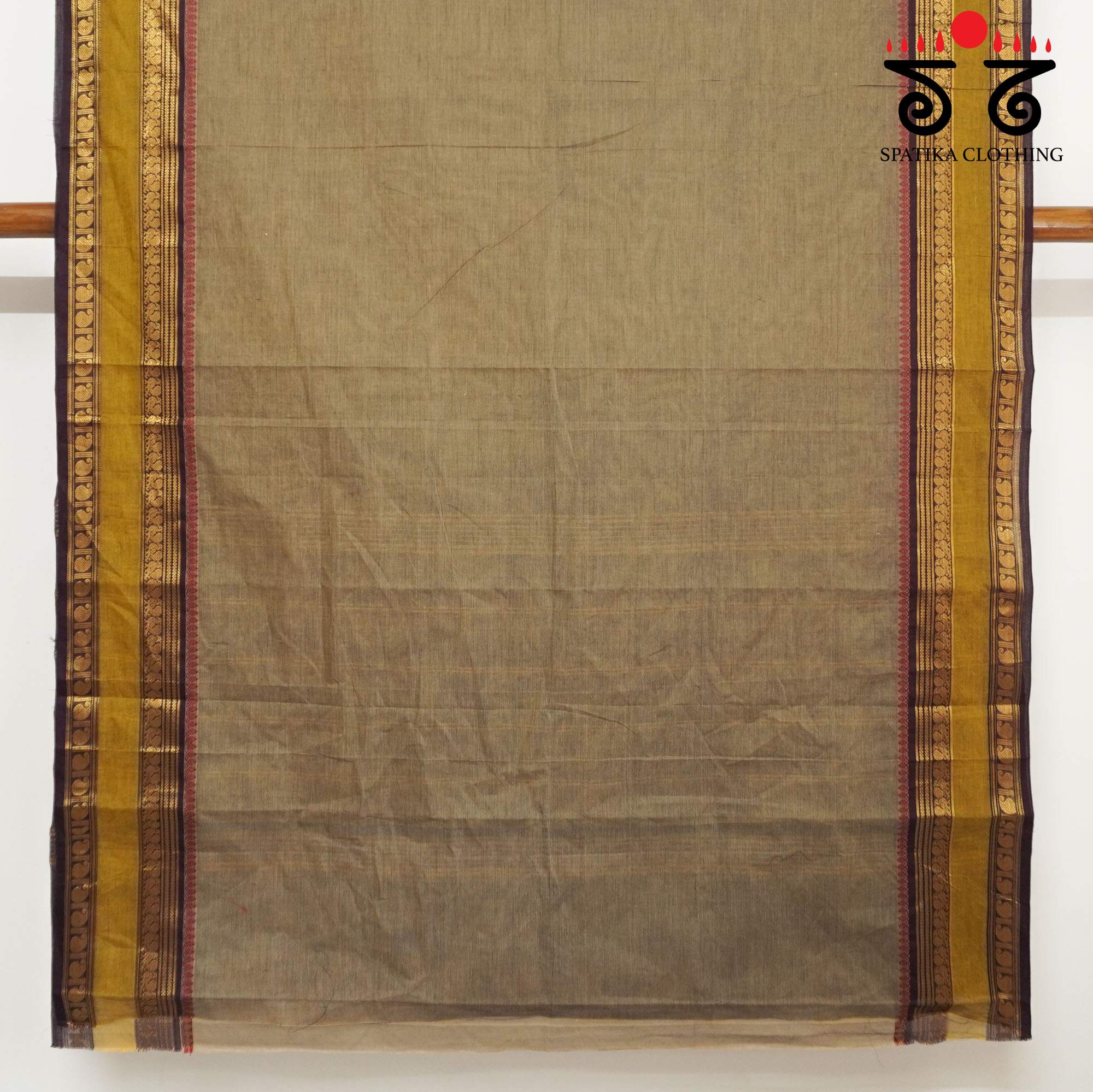 Grey Chettinad Cotton Saree