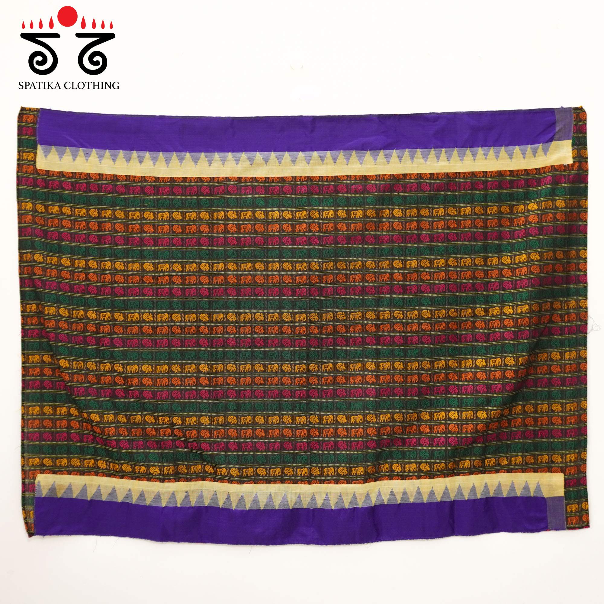 Cream Ponduru Handspun Cotton Saree With Special Blouse