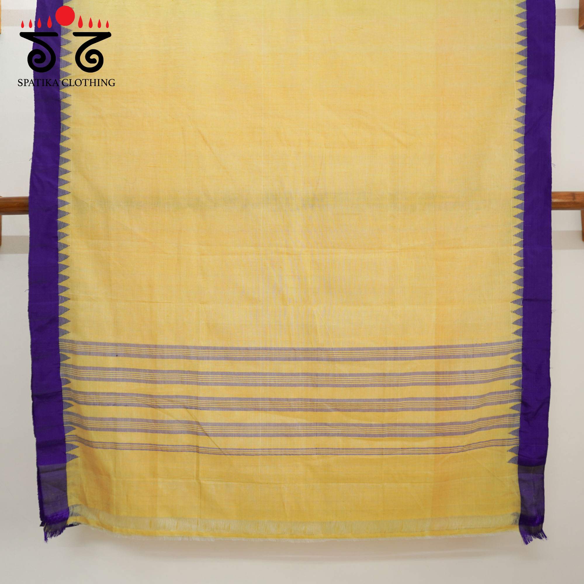 Cream Ponduru Handspun Cotton Saree With Special Blouse