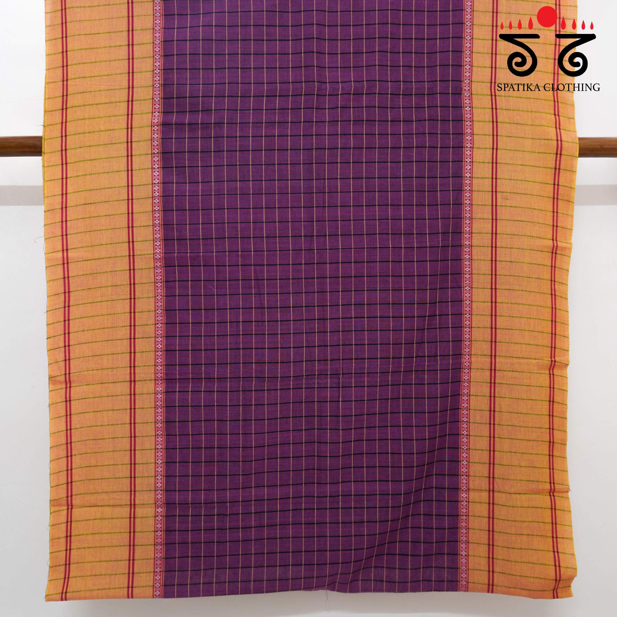 Violet Chettinad Cotton Saree