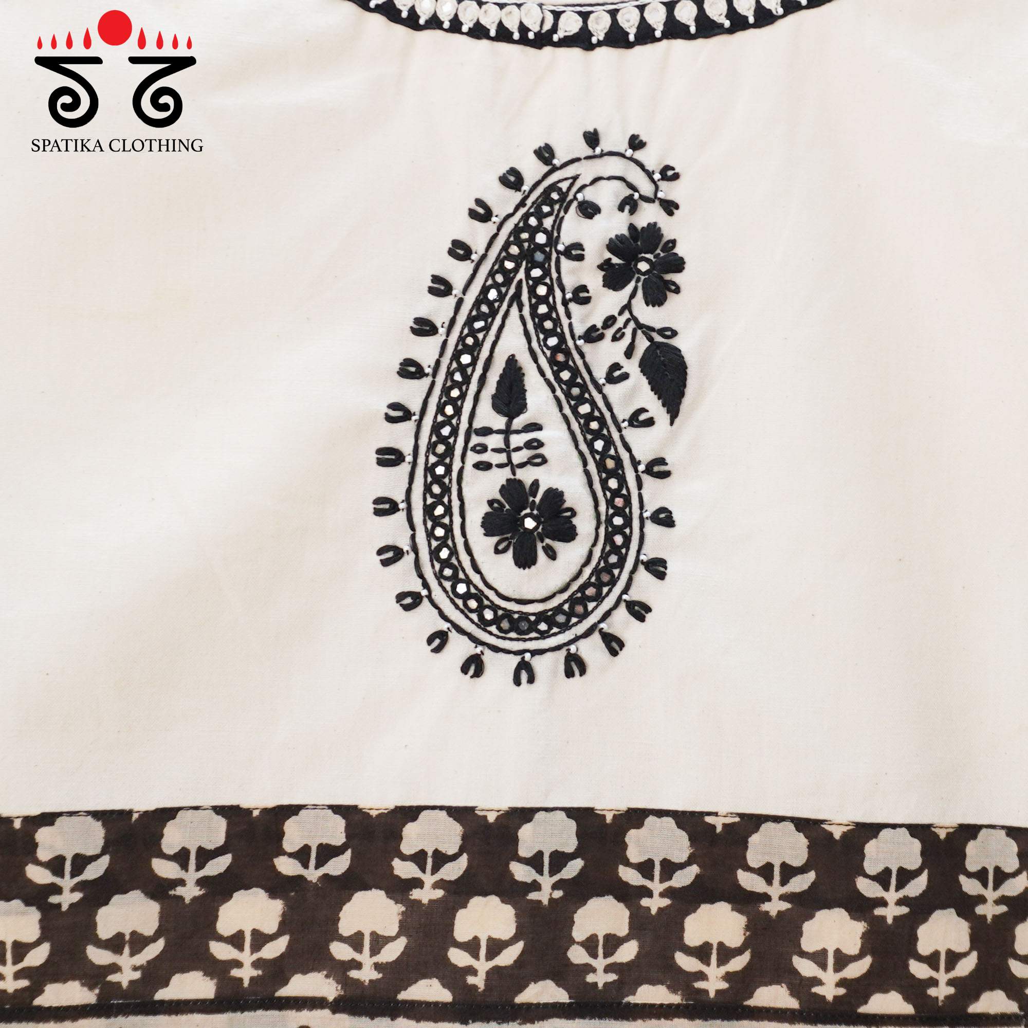 Chikan Bagru Handcrafted Blouse