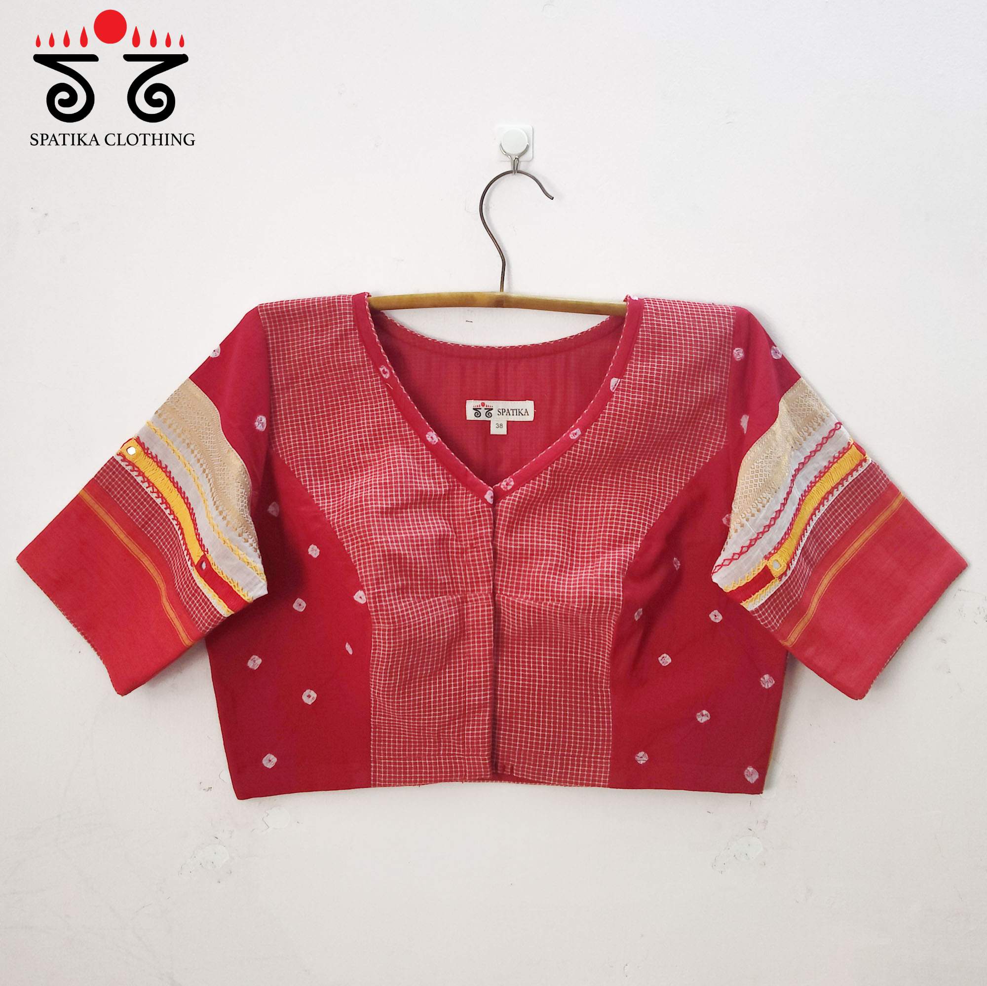 Red Lambani Bandhani Blouse