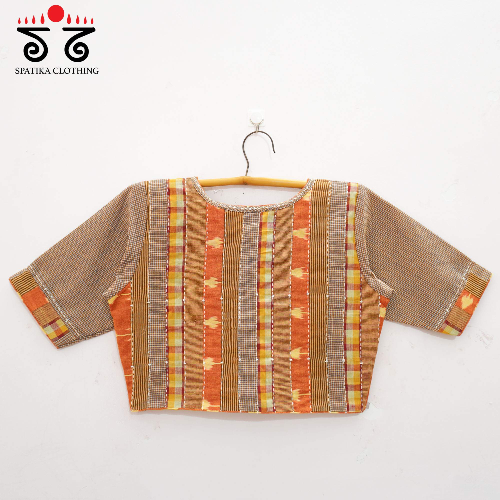 Orange Monochrome Blouse