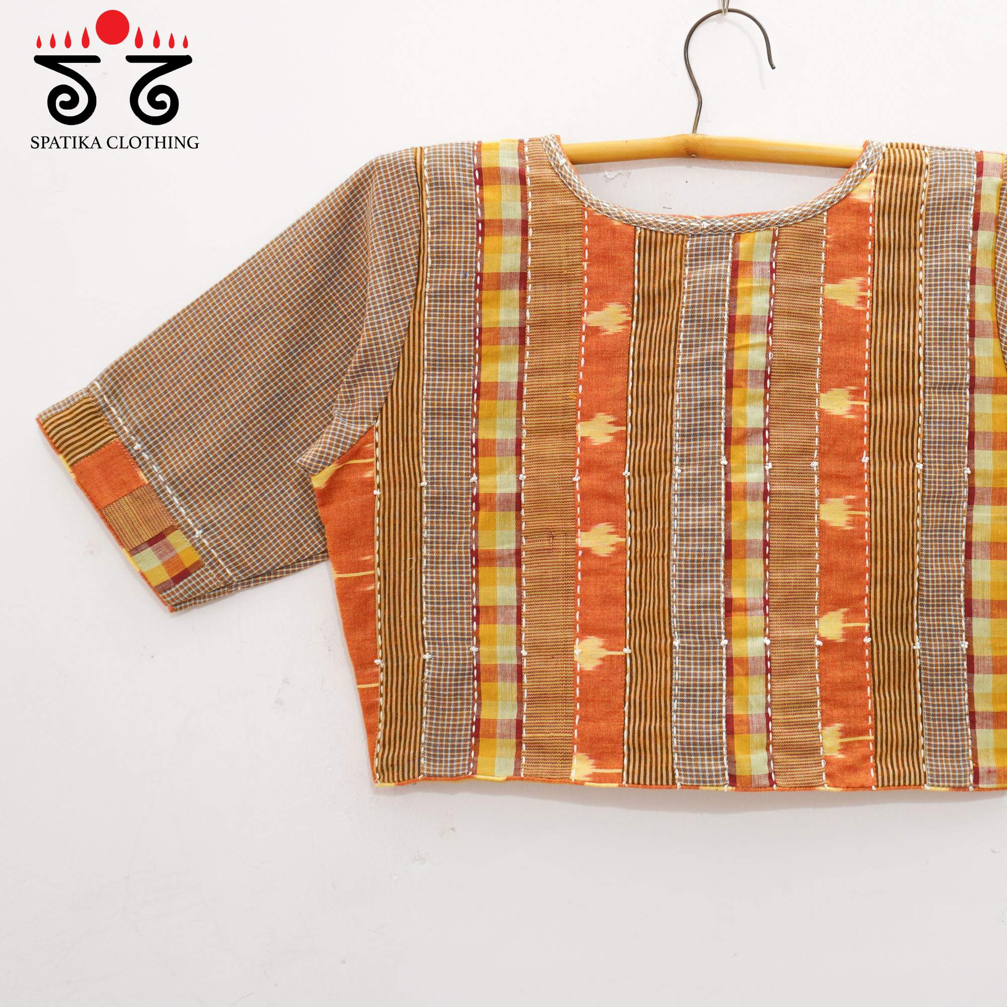 Orange Monochrome Blouse