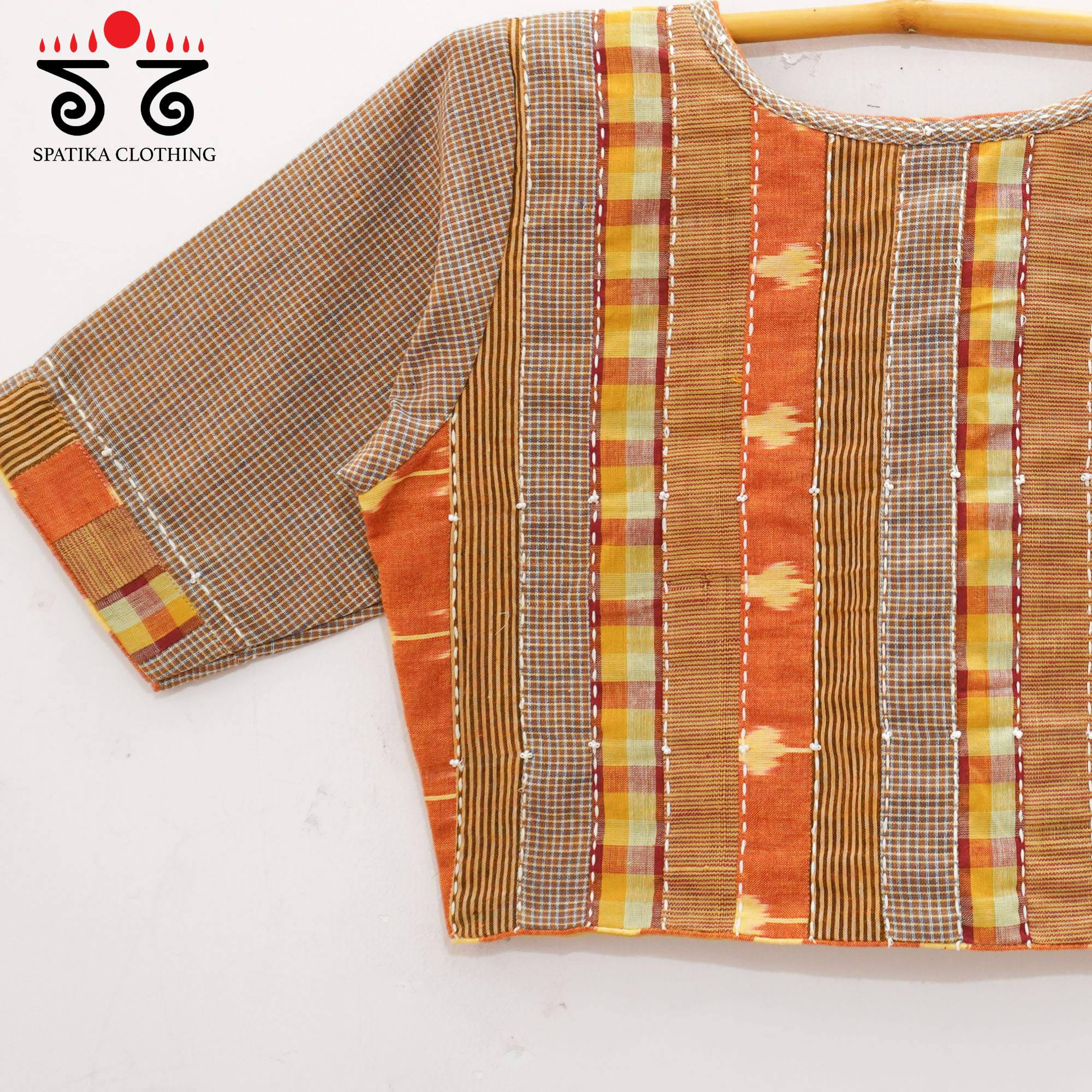 Orange Monochrome Blouse