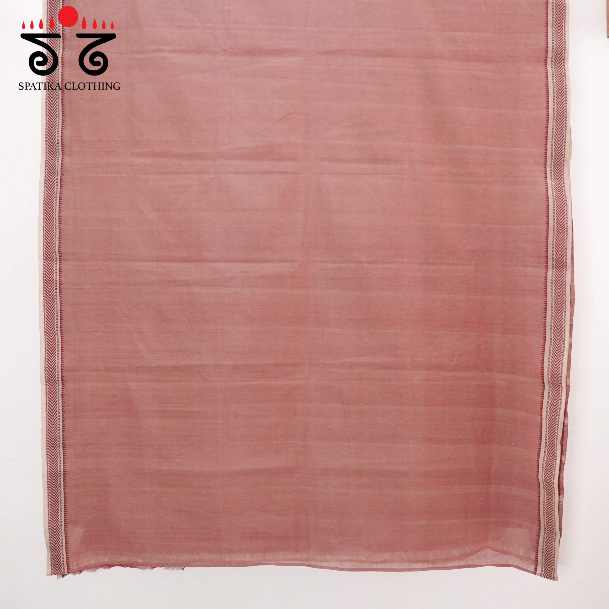 Pink Andhra Handwoven Cotton Saree With Special Blouse