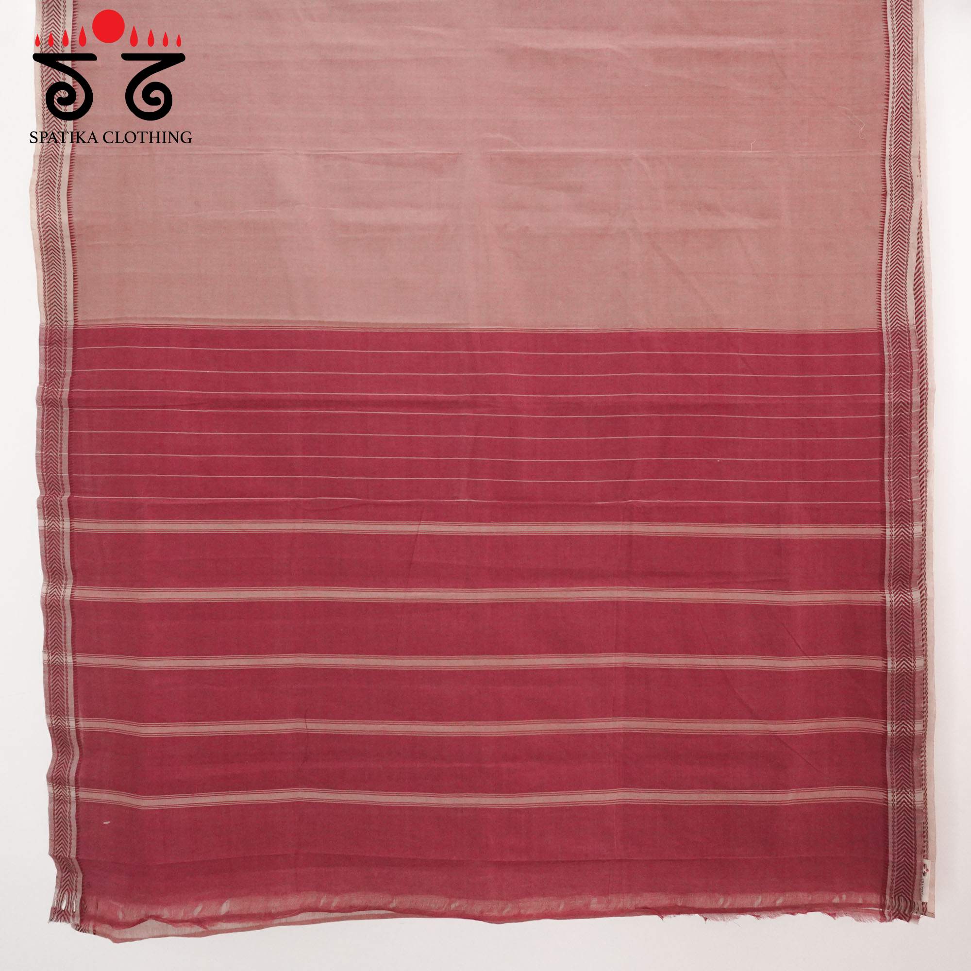 Pink Andhra Handwoven Cotton Saree With Special Blouse