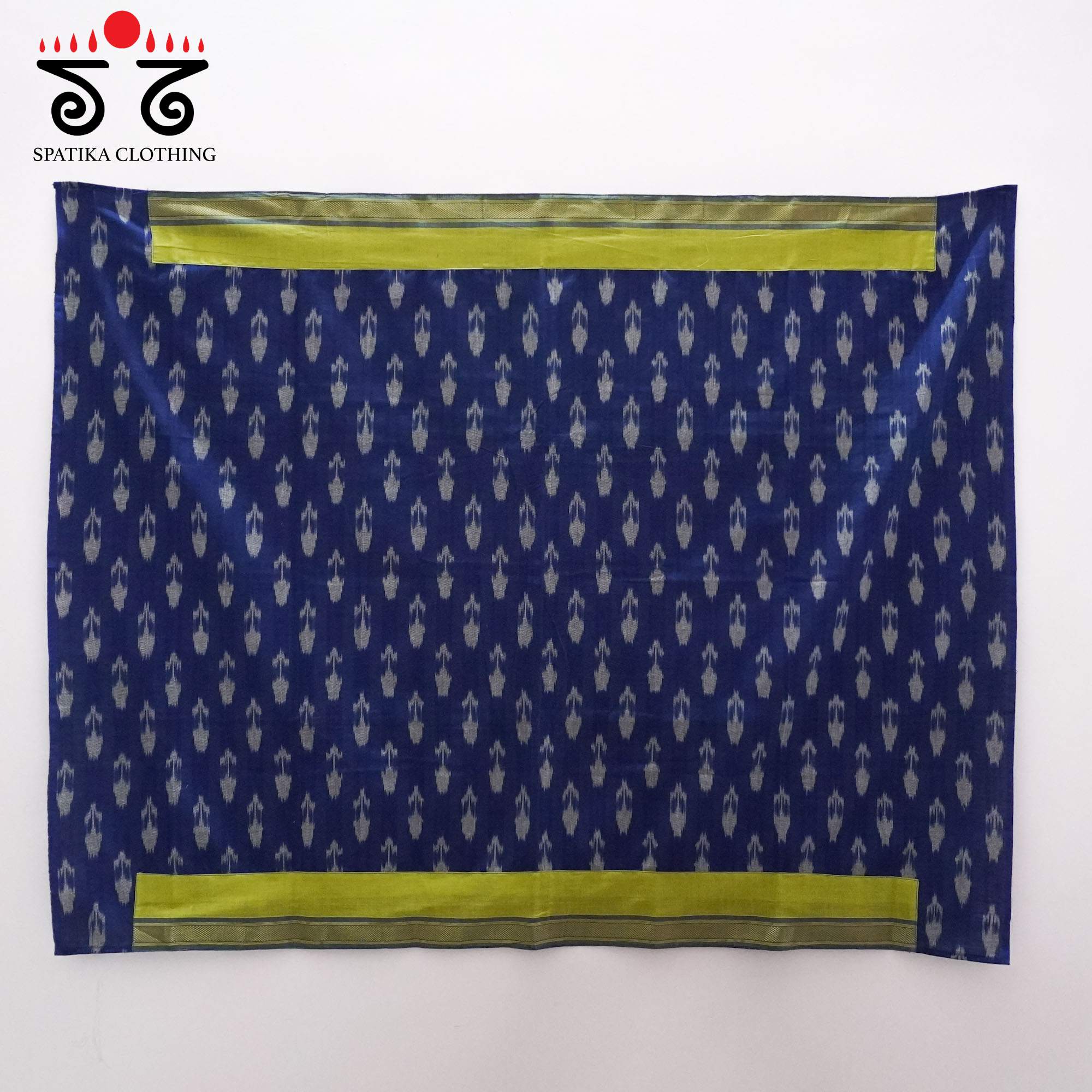 Green Andhra Handwoven Cotton Saree With Special Blouse