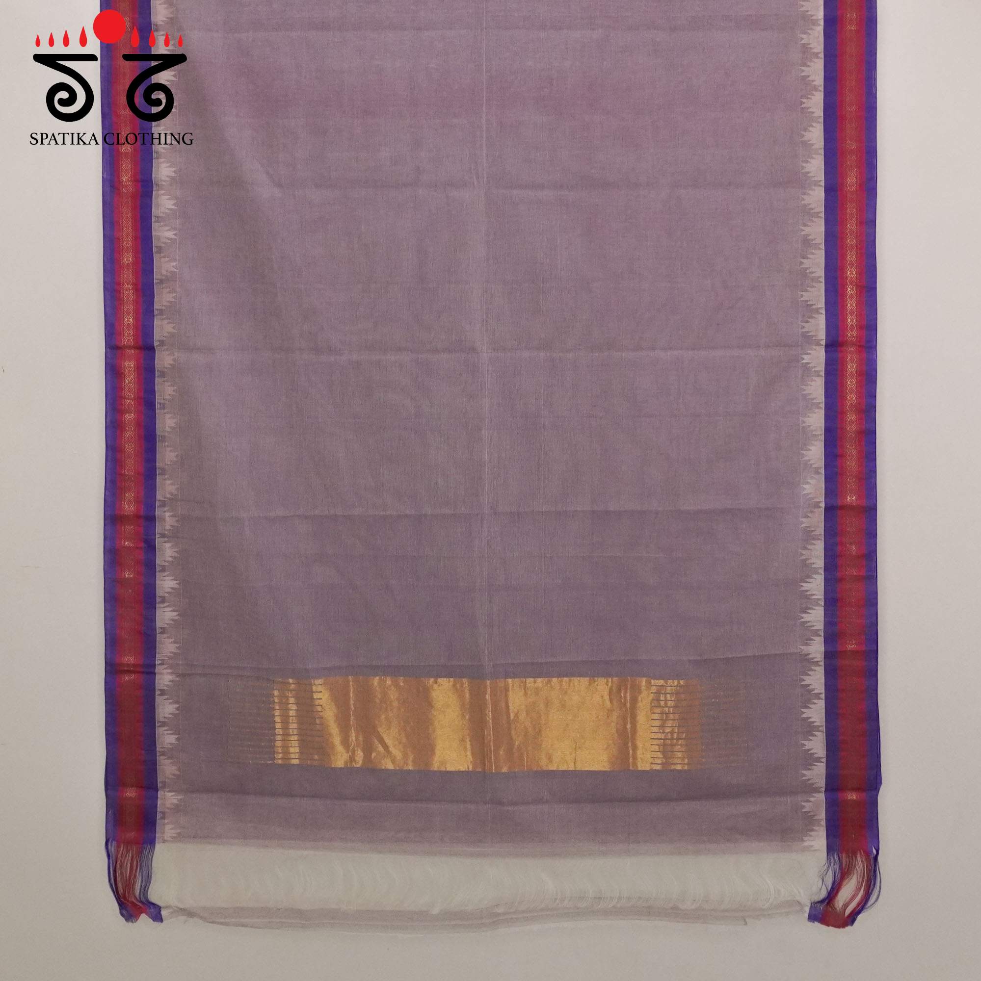 Mauve Silk Border Saree - Special Edition!