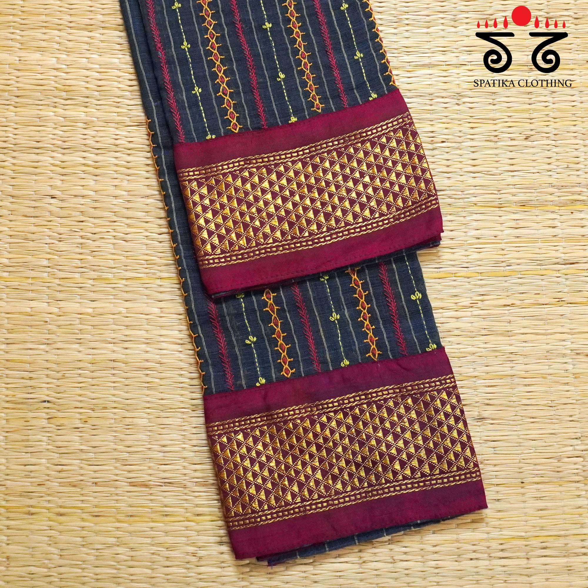 Banjara Hand Embroidered Ponduru Blouse Fabric