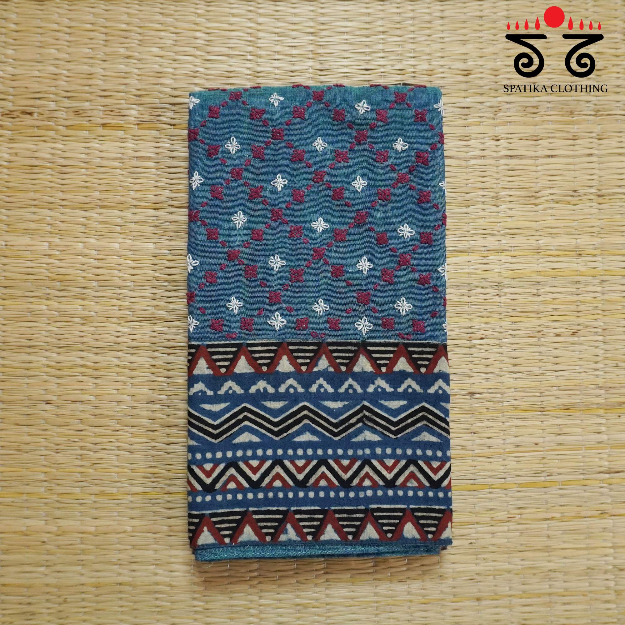 Banjara Hand Embroidered Ponduru Blouse Fabric