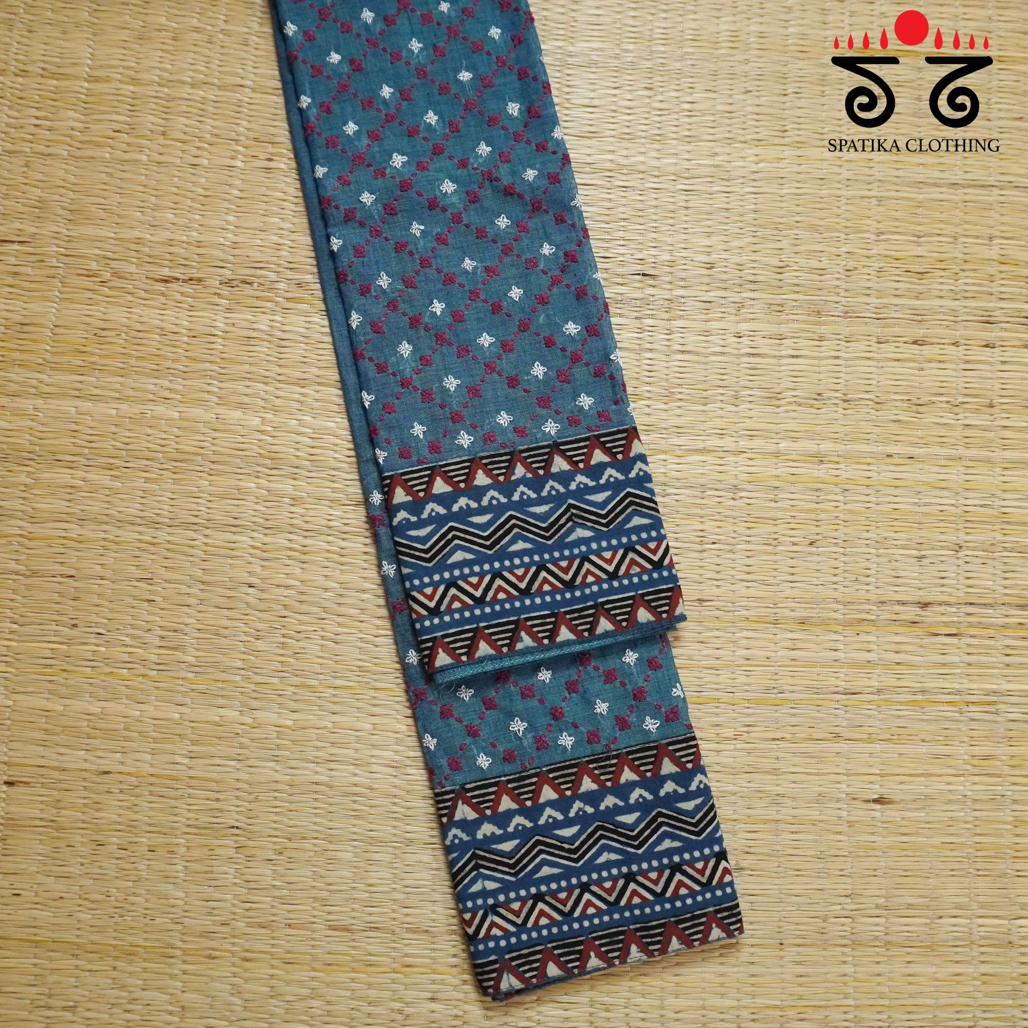 Banjara Hand Embroidered Ponduru Blouse Fabric