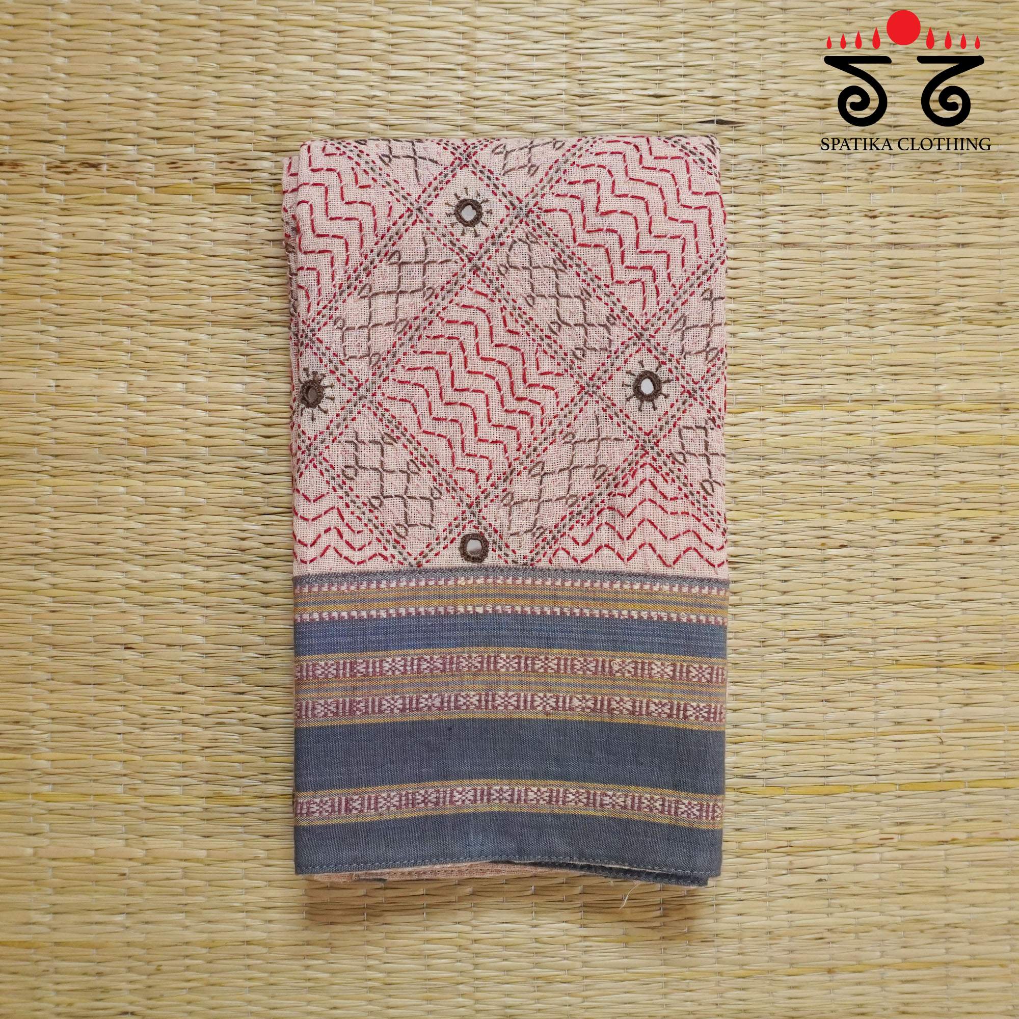 Banjara Hand Embroidered Ponduru Blouse Fabric