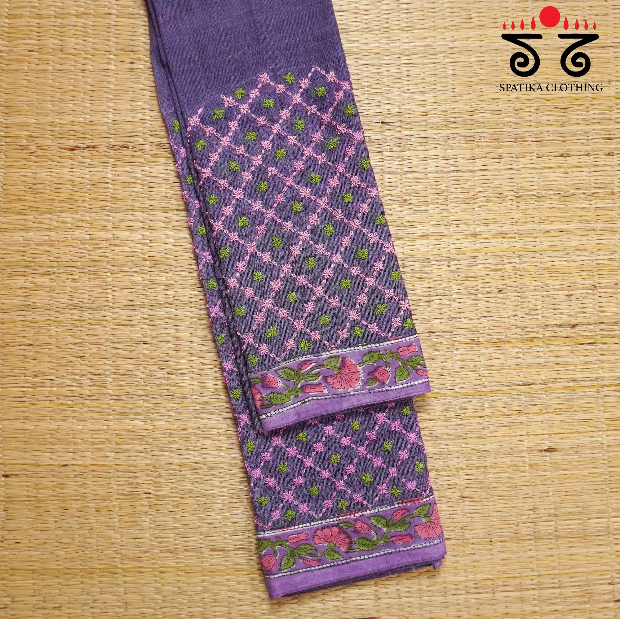 Banjara Hand Embroidered Ponduru Blouse Fabric