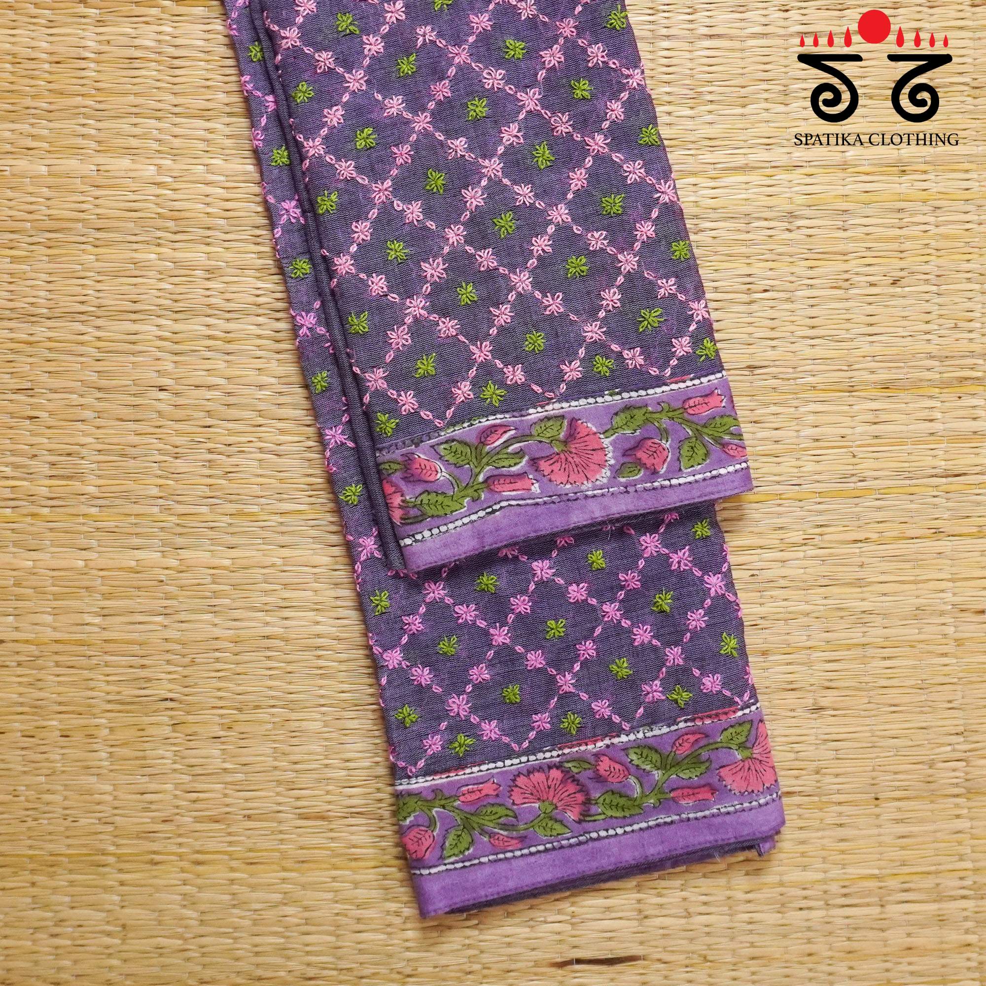 Banjara Hand Embroidered Ponduru Blouse Fabric