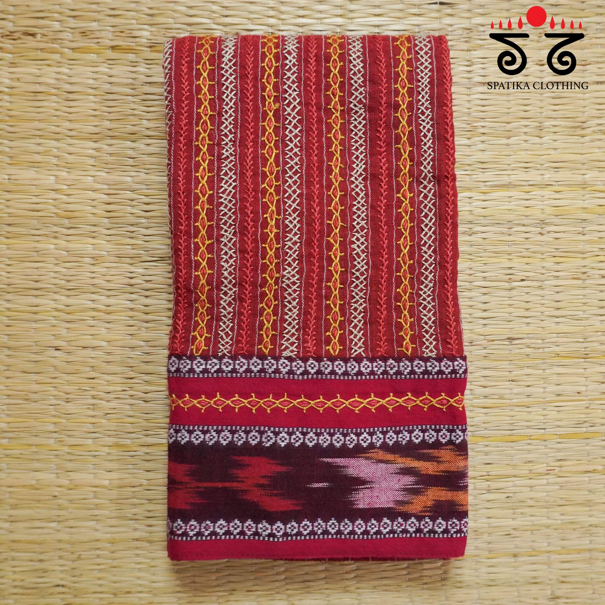Banjara Hand Embroidered Ponduru Blouse Fabric