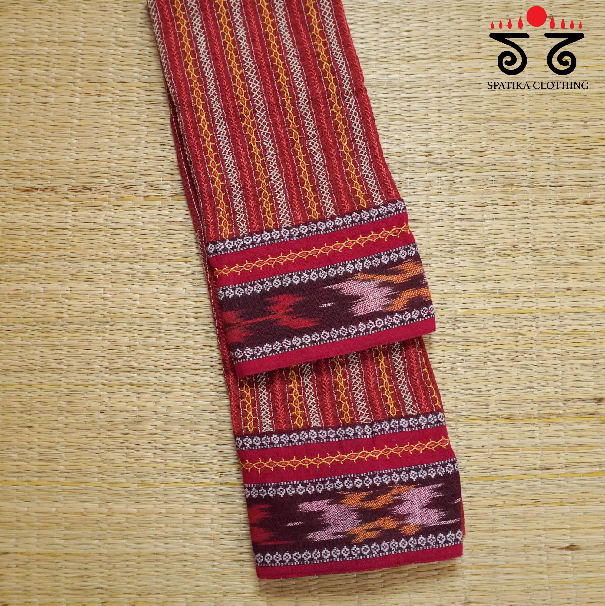 Banjara Hand Embroidered Ponduru Blouse Fabric
