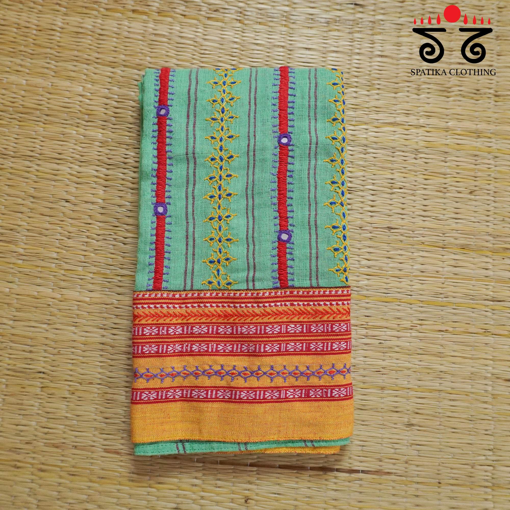 Banjara Hand Embroidered Ponduru Blouse Fabric
