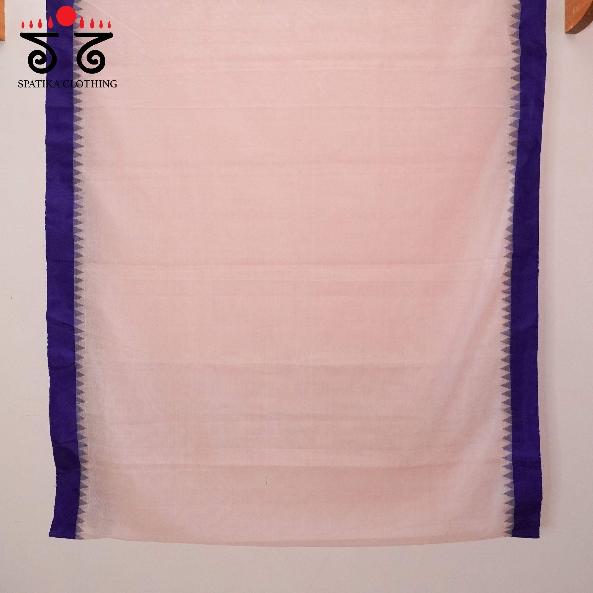 Pink Ponduru Handspun Cotton Saree With Special Blouse