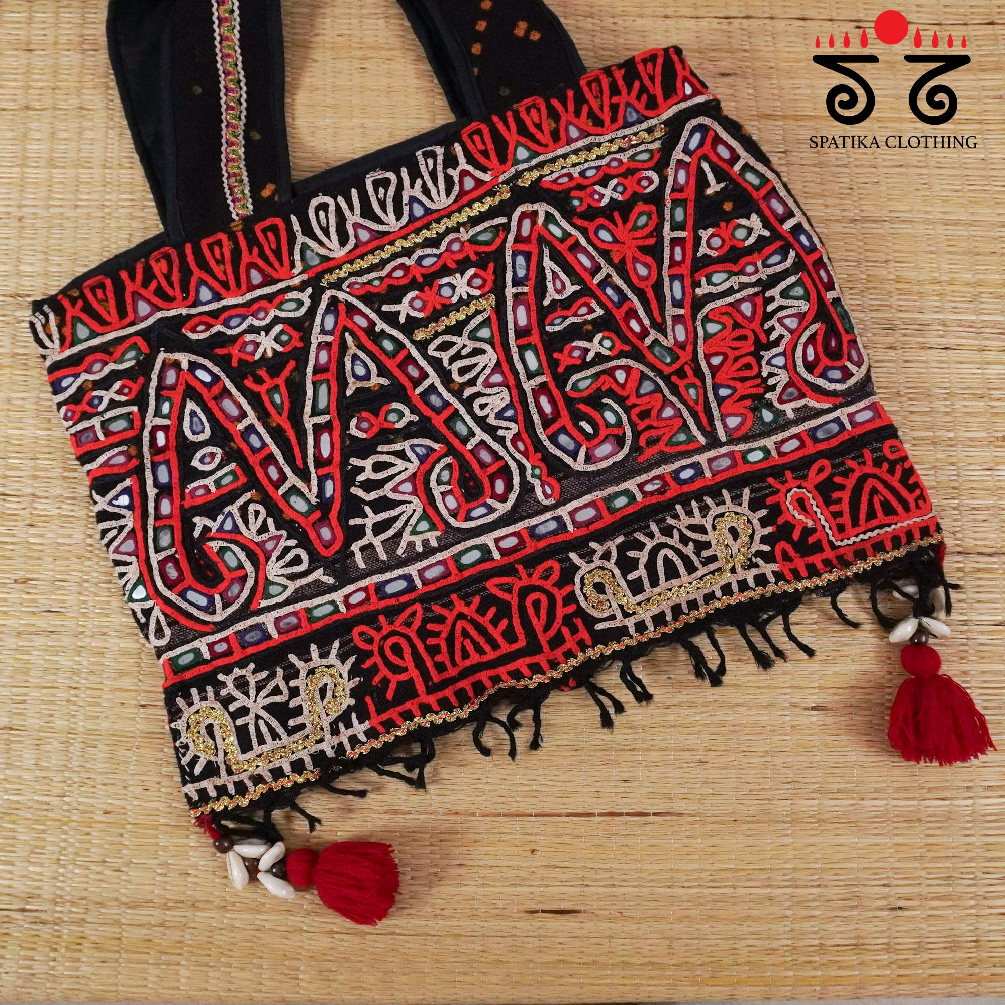 Vintage Lambani Embroidered Tote Bag