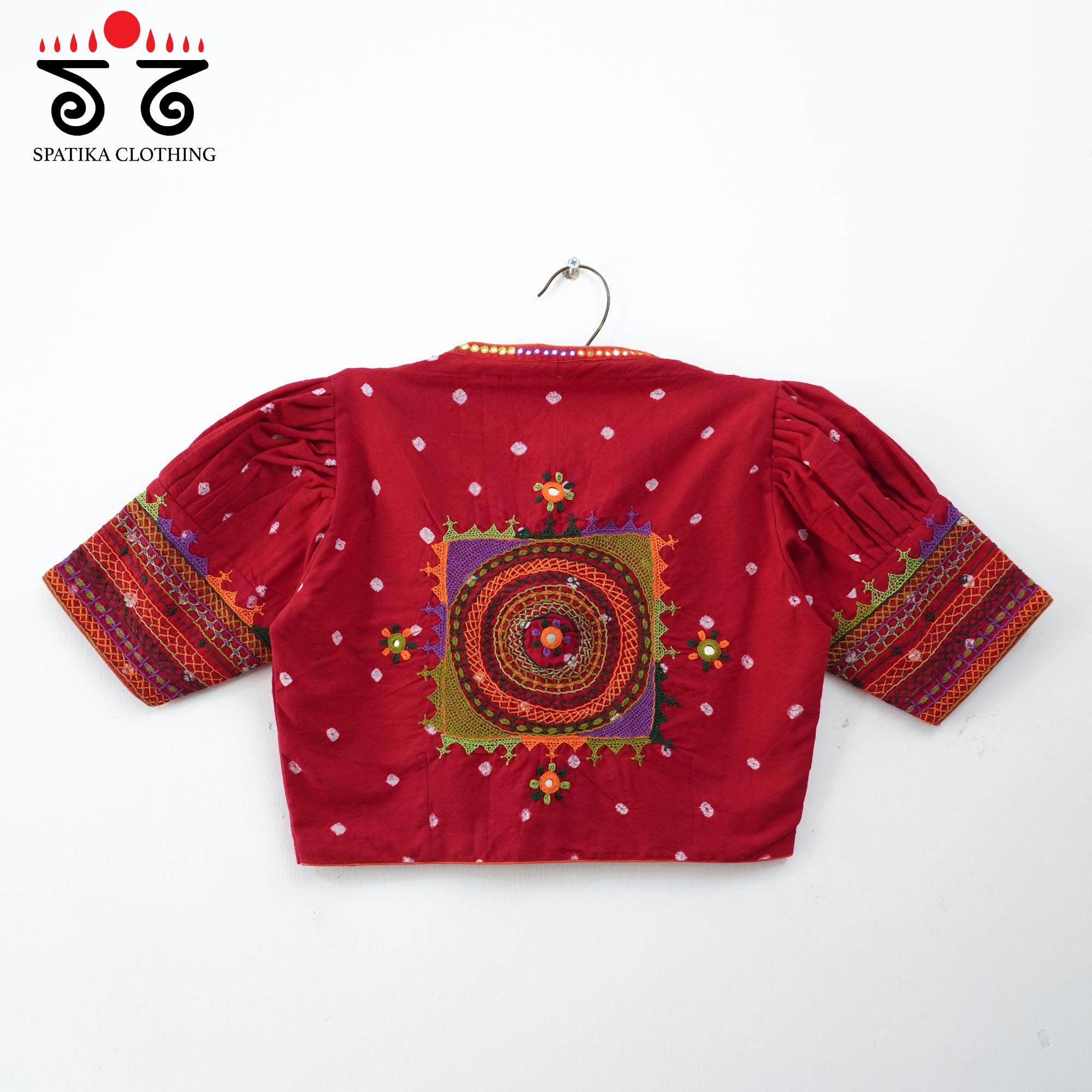 Red Lambani - Bandhani blouse