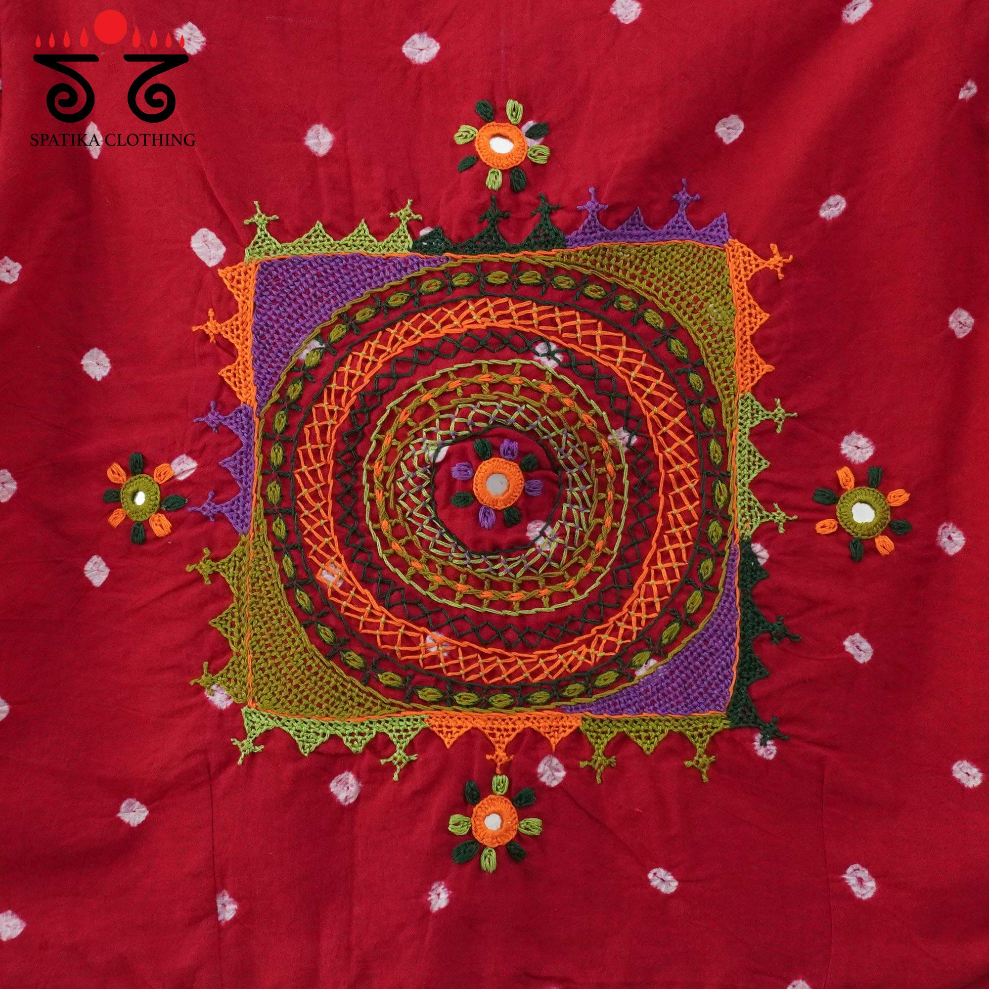 Red Lambani - Bandhani blouse