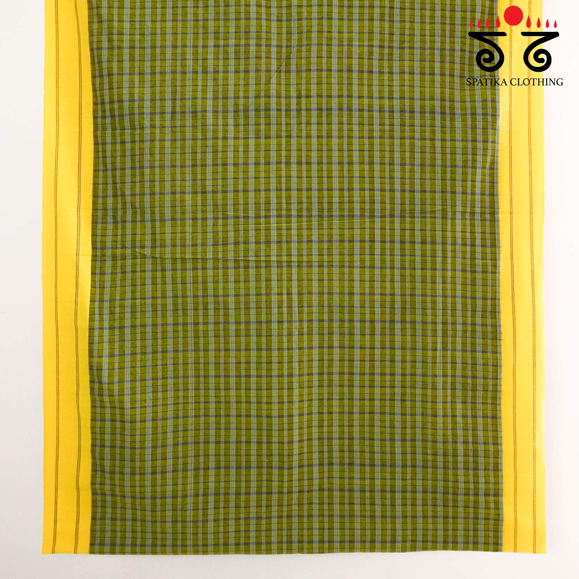 Green Ilkal Handwoven Cotton Saree - Special Edition