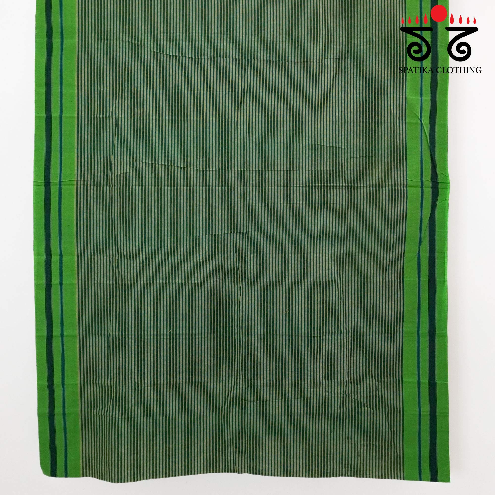 Green Ilkal Handwoven Cotton Saree - Special Edition
