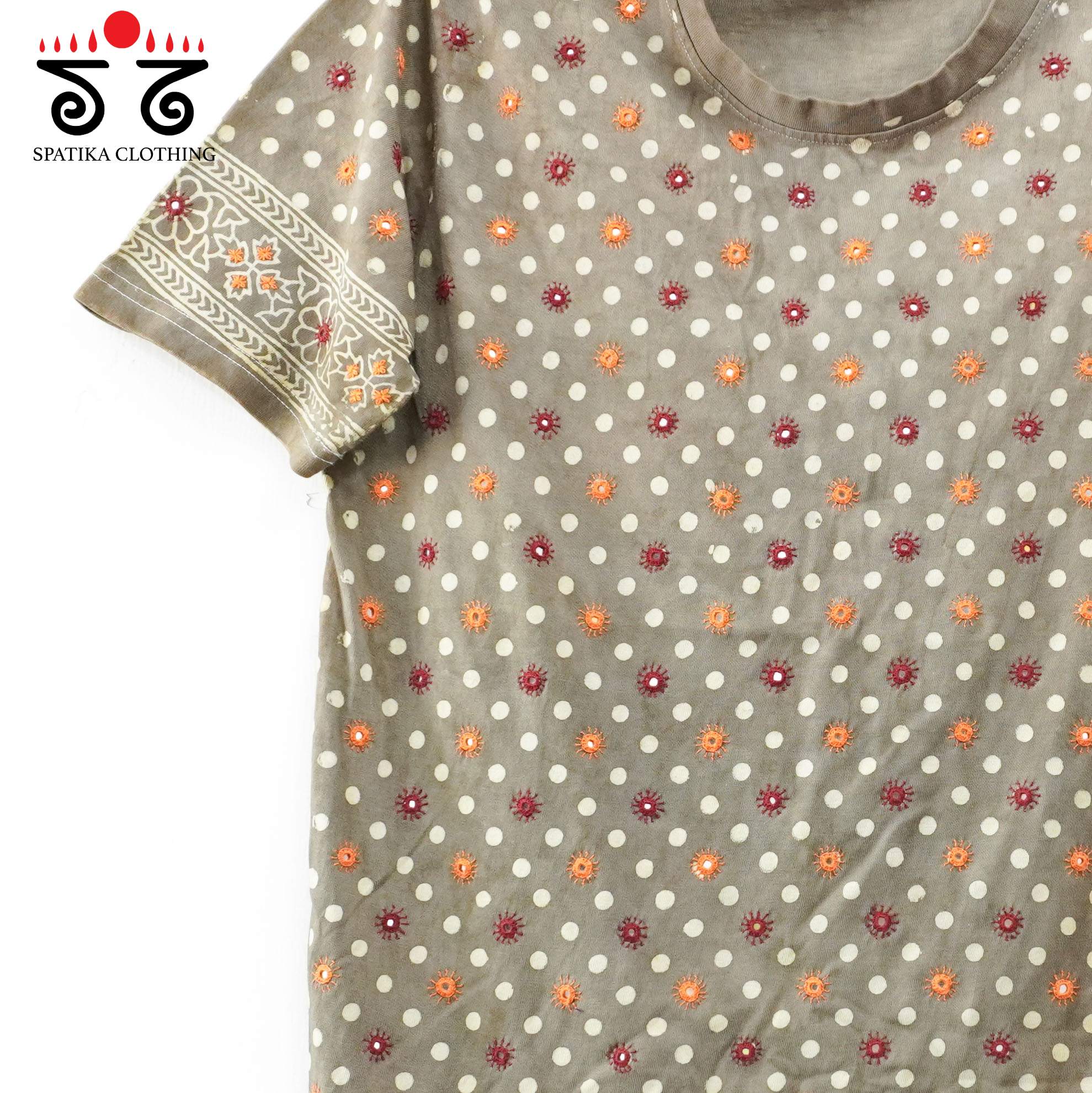 Hand Embroidered Ajrak Unisex T-shirt