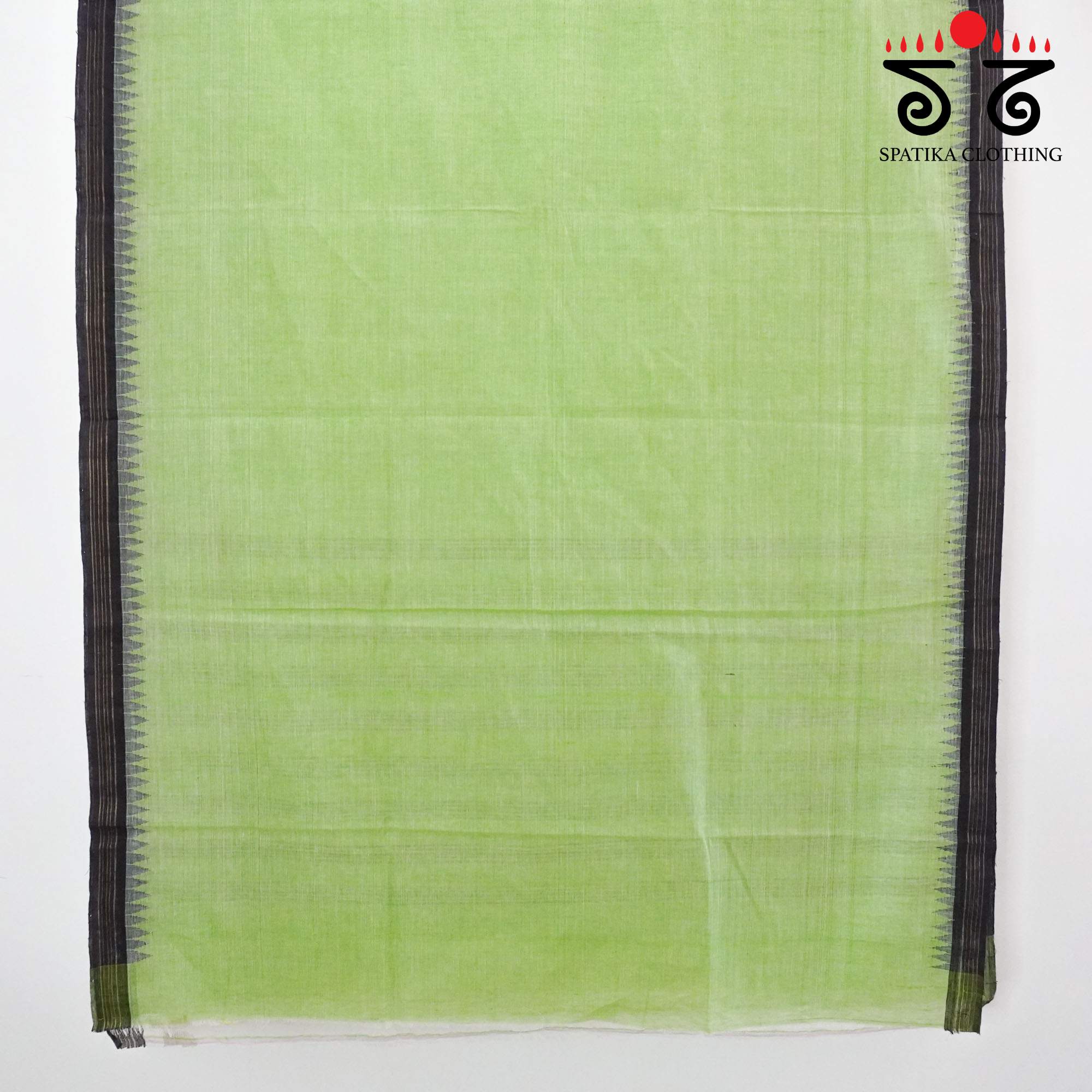 Green Ponduru Handspun Cotton Saree