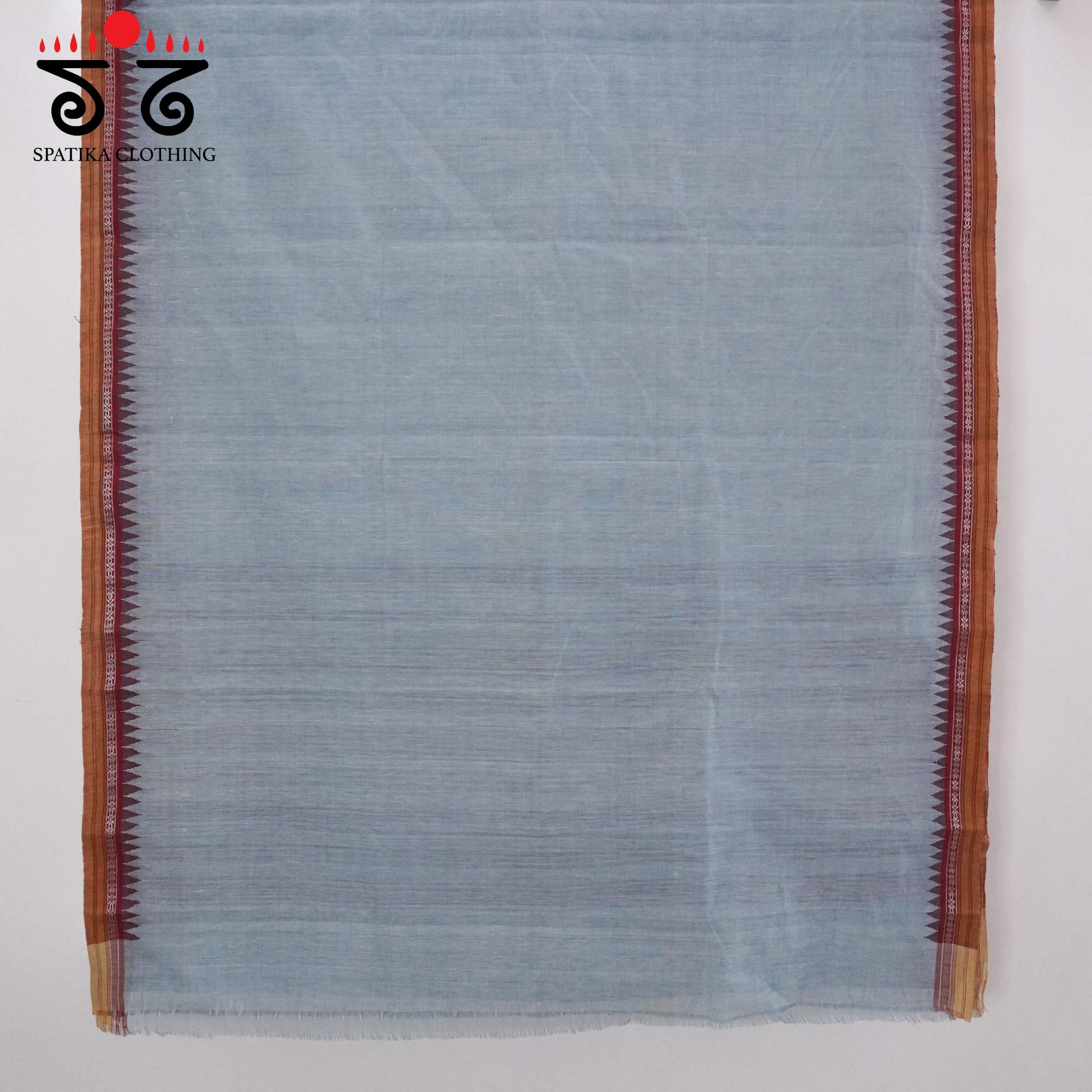 Blue Ponduru Handspun Cotton Saree