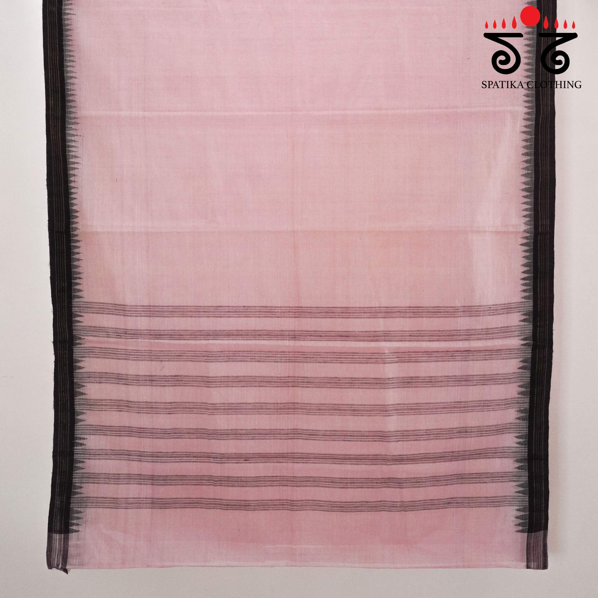 Pink Ponduru Handspun Cotton Saree
