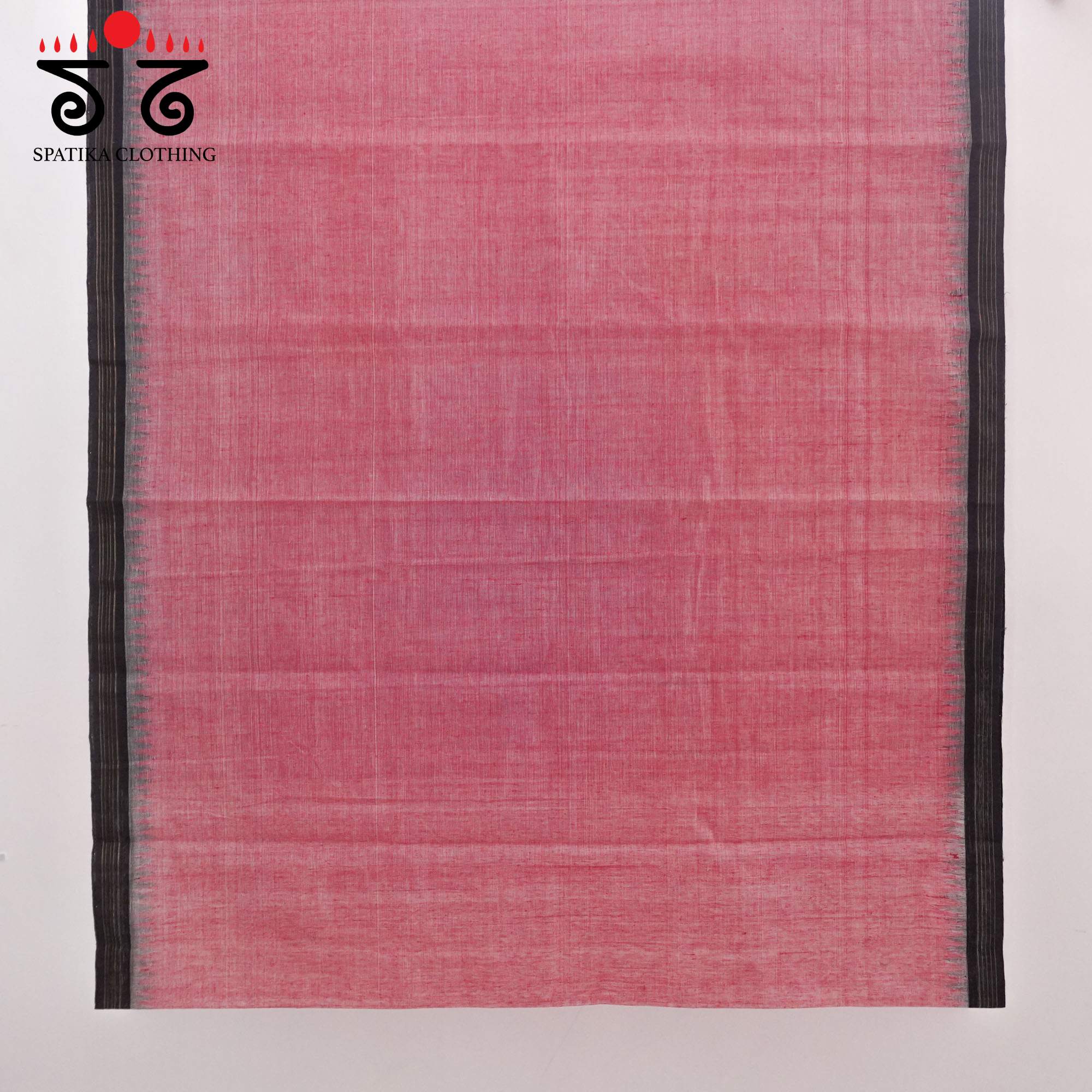 Pink Ponduru Cotton Saree - Ikat Blouse