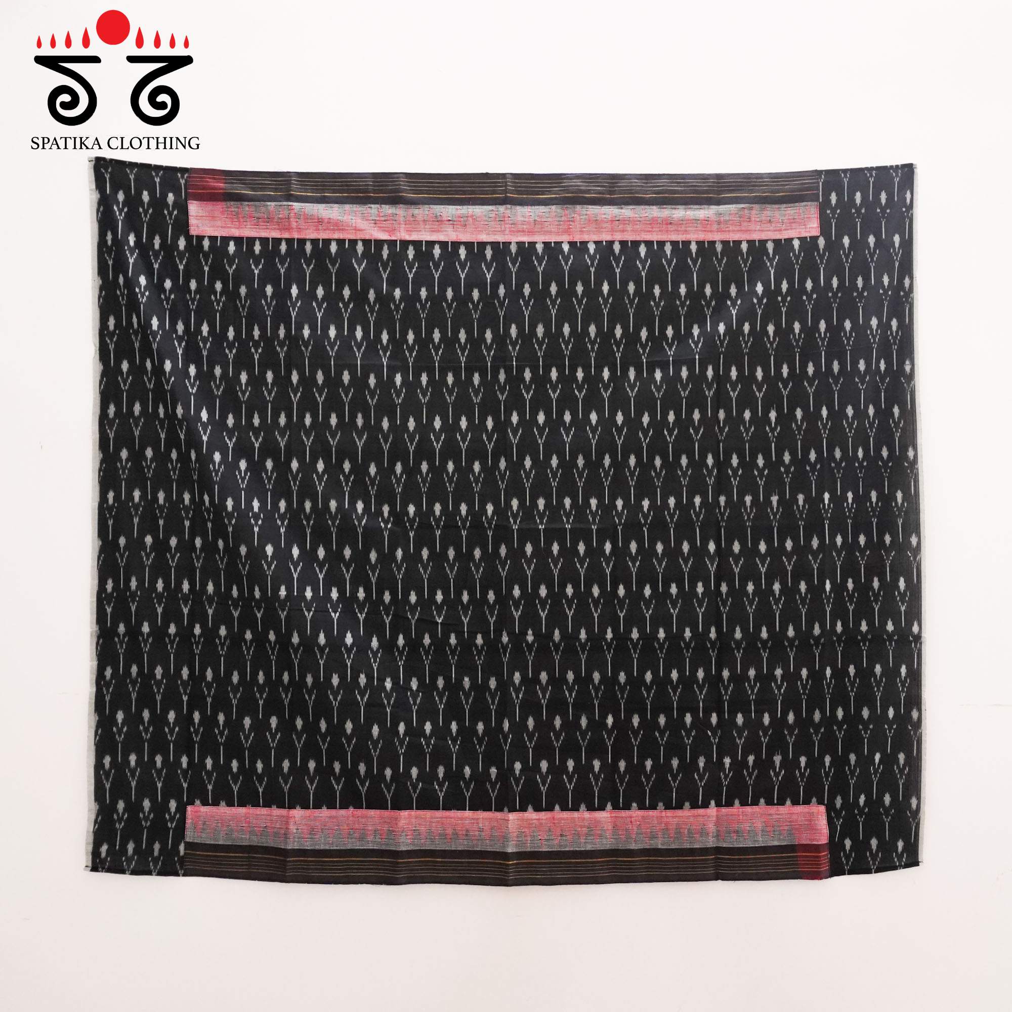 Pink Ponduru Cotton Saree - Ikat Blouse