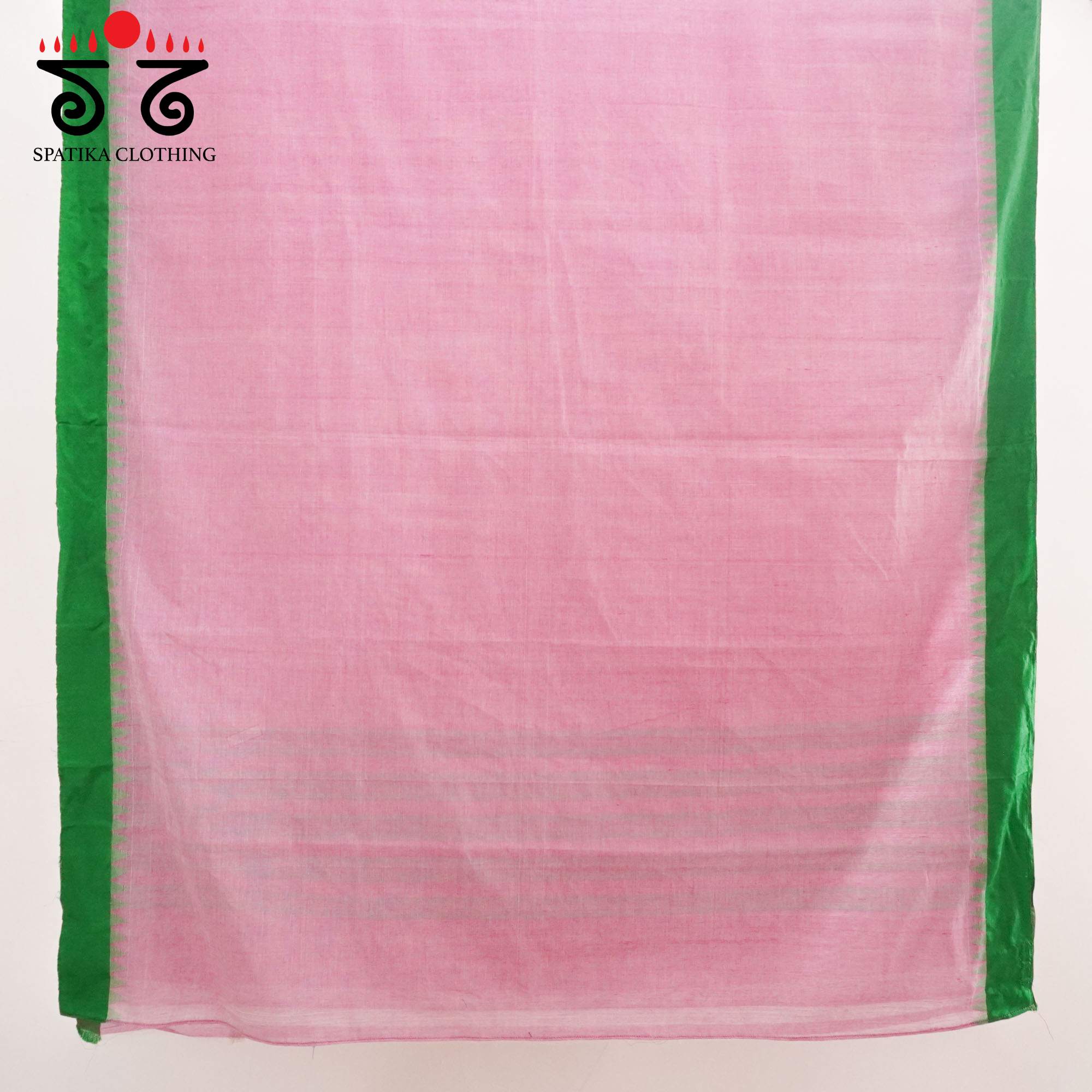 Pink Ponduru Cotton Saree - Pen Kalamkari Blouse