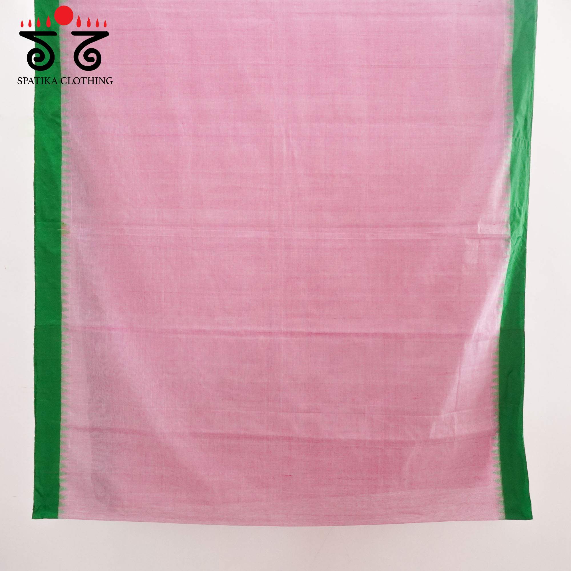 Pink Ponduru Cotton Saree - Pen Kalamkari Blouse
