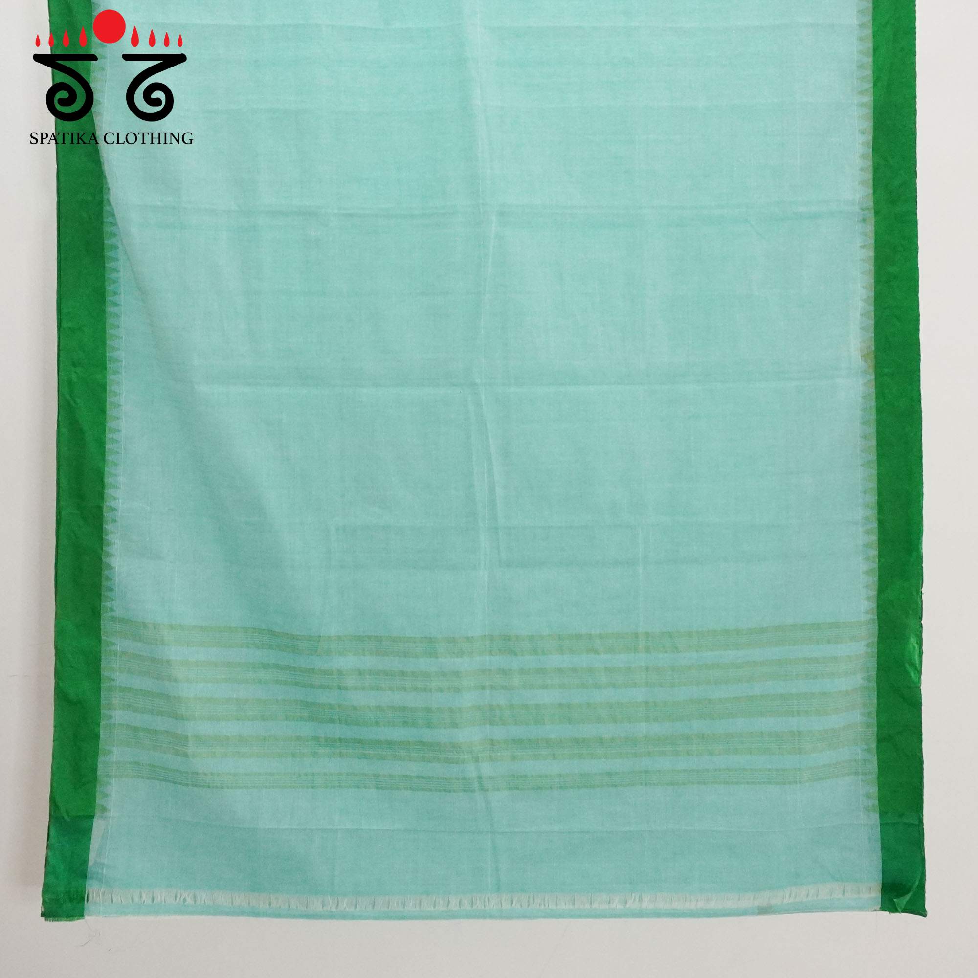 Blue Ponduru Handspun Cotton Saree With Special Blouse