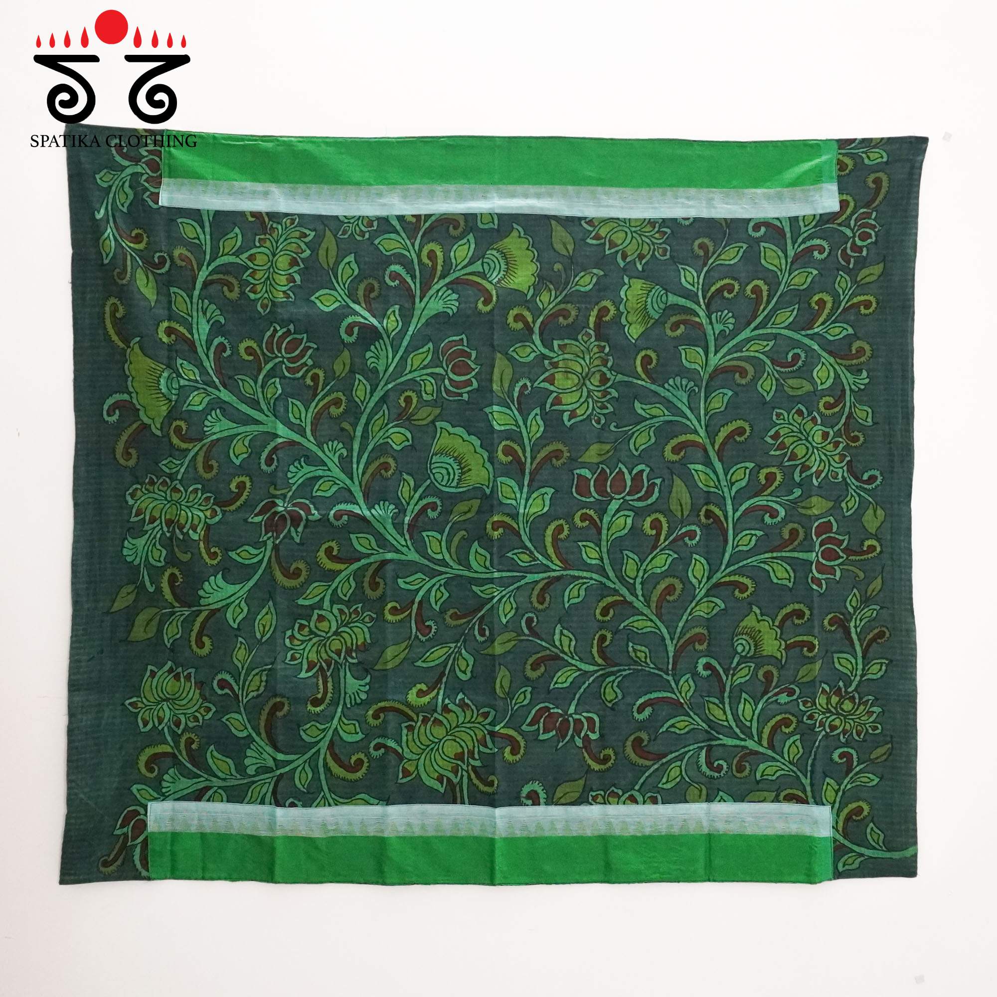 Blue Ponduru Handspun Cotton Saree With Special Blouse