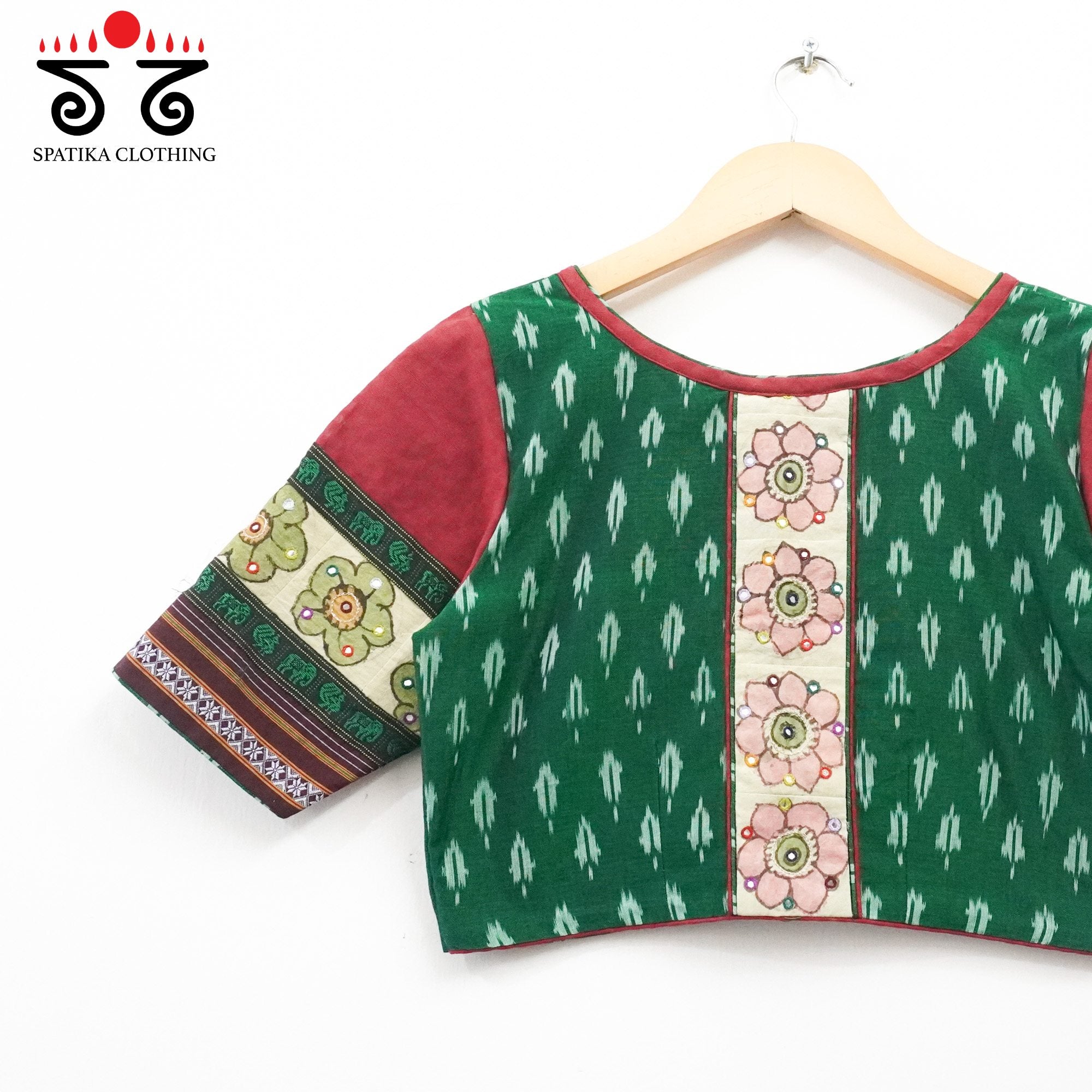 Ikat - Pen Kalamkari Handcrafted Blouse New!
