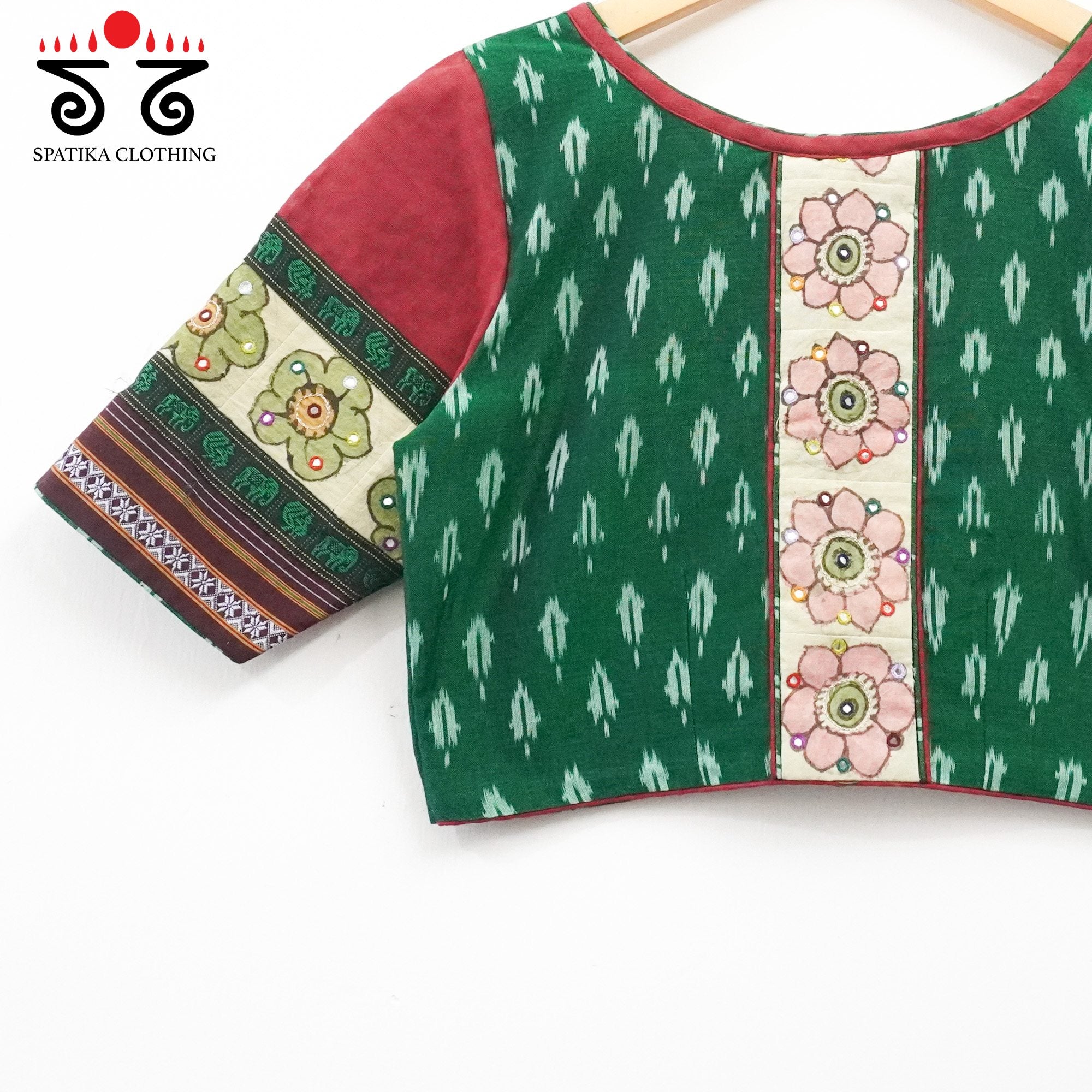 Ikat - Pen Kalamkari Handcrafted Blouse New!