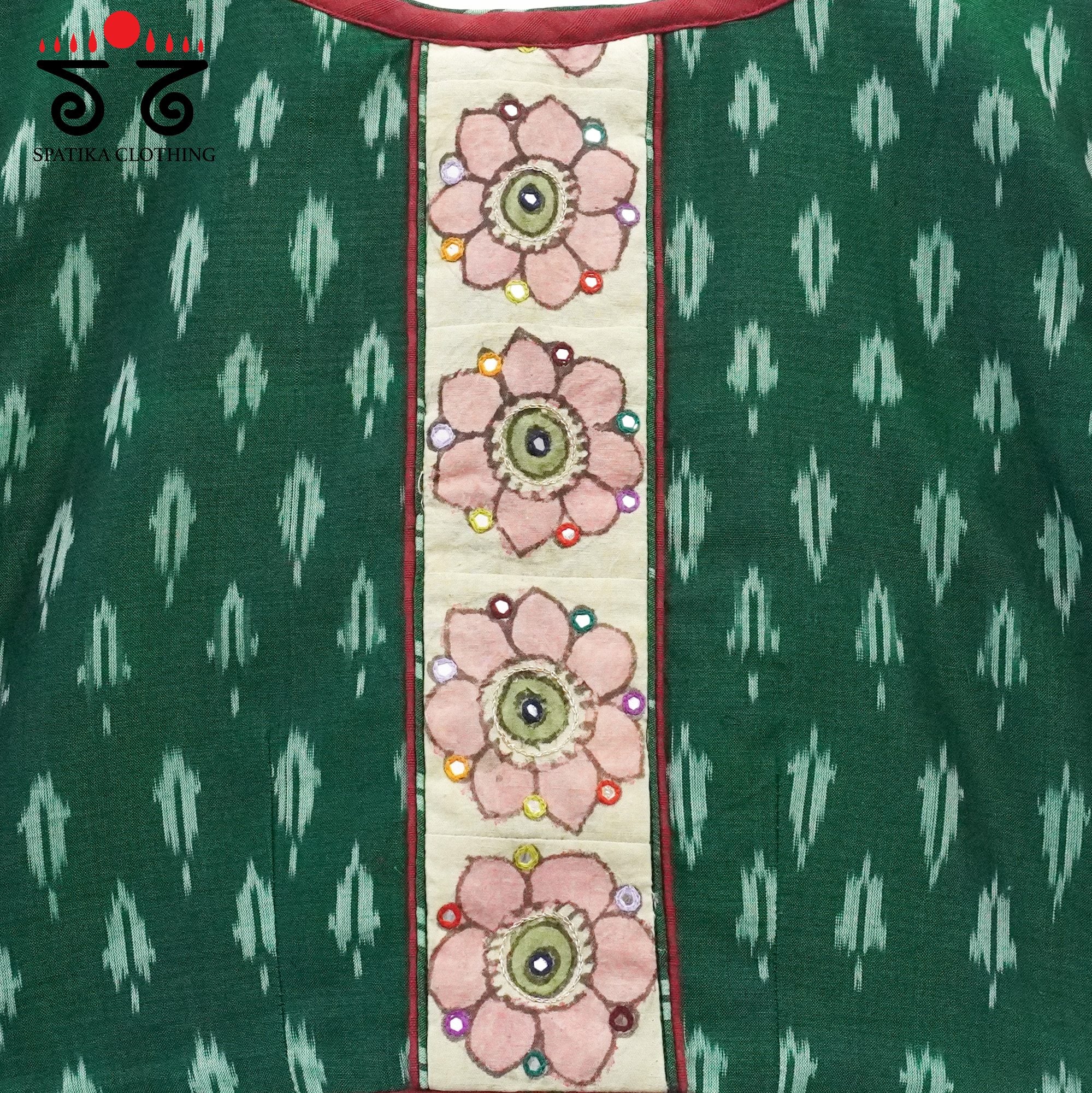 Ikat - Pen Kalamkari Handcrafted Blouse New!