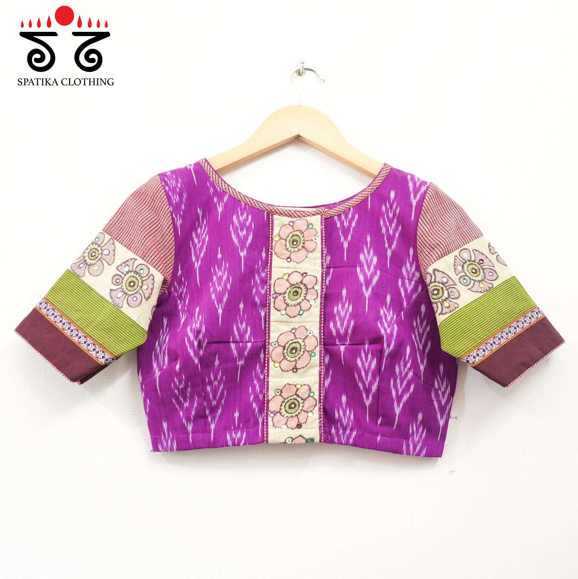 Ikat - Pen Kalamkari Handcrafted Blouse