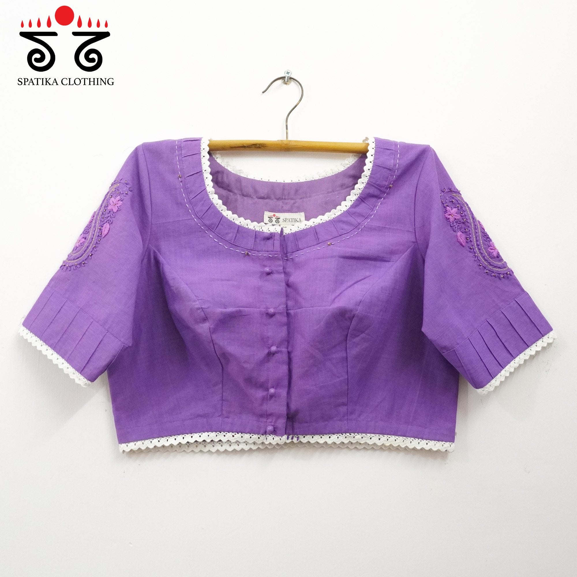 The Chikan & Lace Blouse